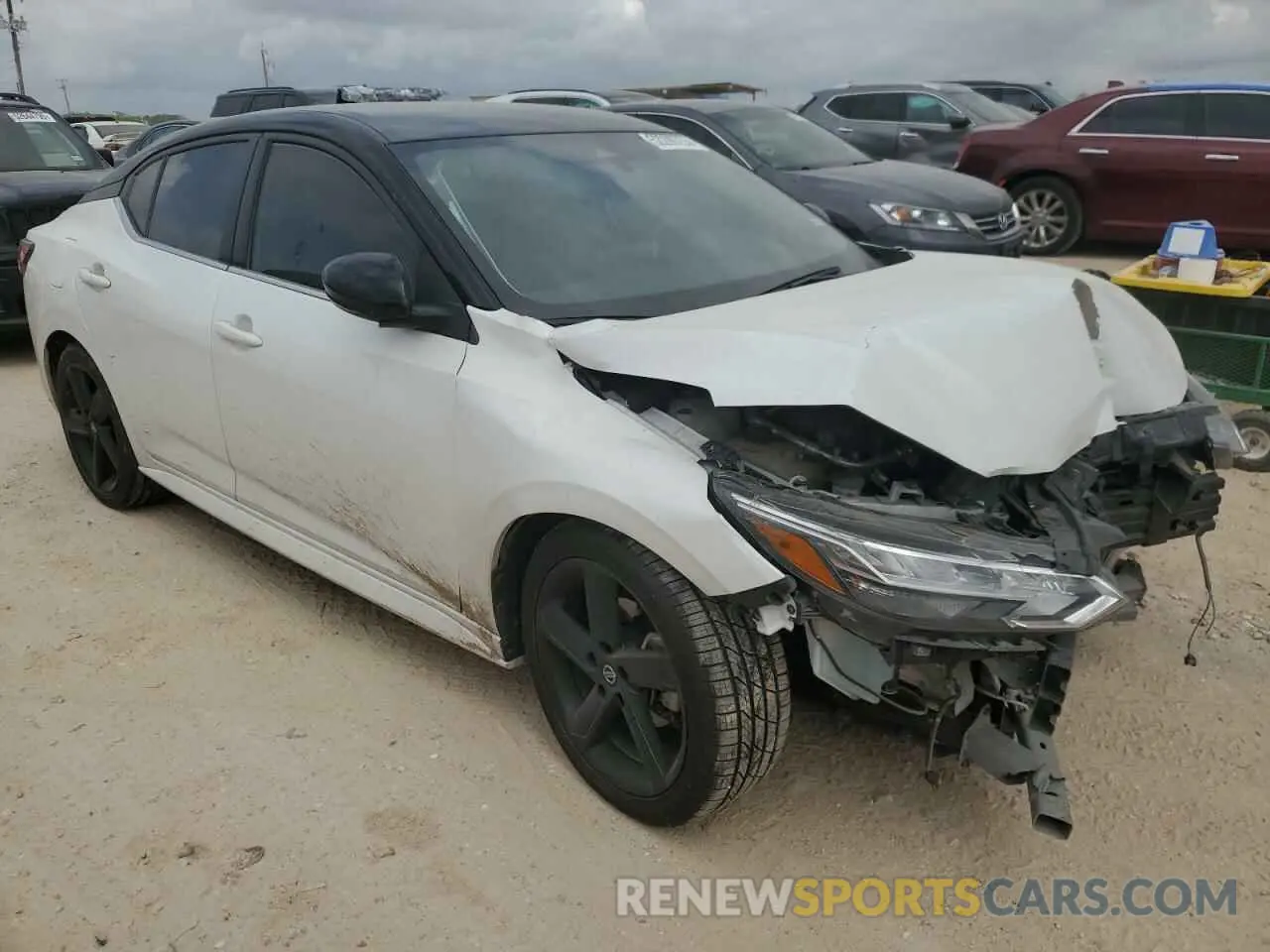 4 fotografías del automóvil dañado 3N1AB8DV1PY283241 NISSAN SENTRA 2023