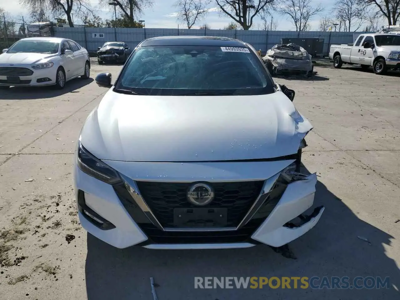 5 fotografías del automóvil dañado 3N1AB8DV1PY305240 NISSAN SENTRA 2023
