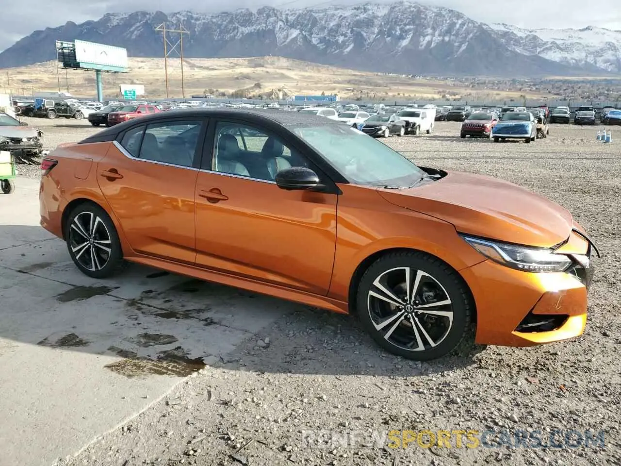 4 fotografías del automóvil dañado 3N1AB8DV3PY290515 NISSAN SENTRA 2023