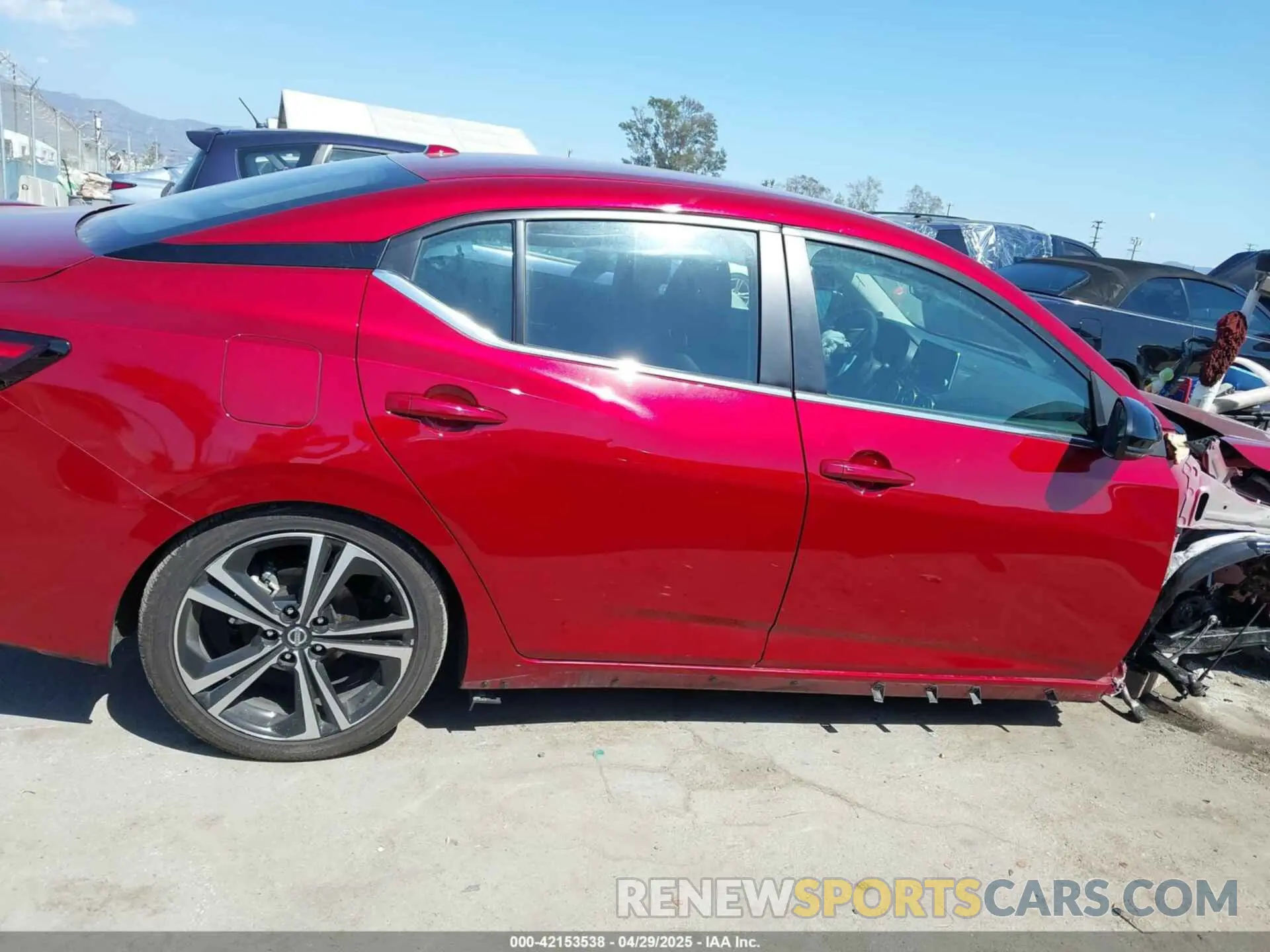 13 fotografías del automóvil dañado 3N1AB8DV4PY262691 NISSAN SENTRA 2023