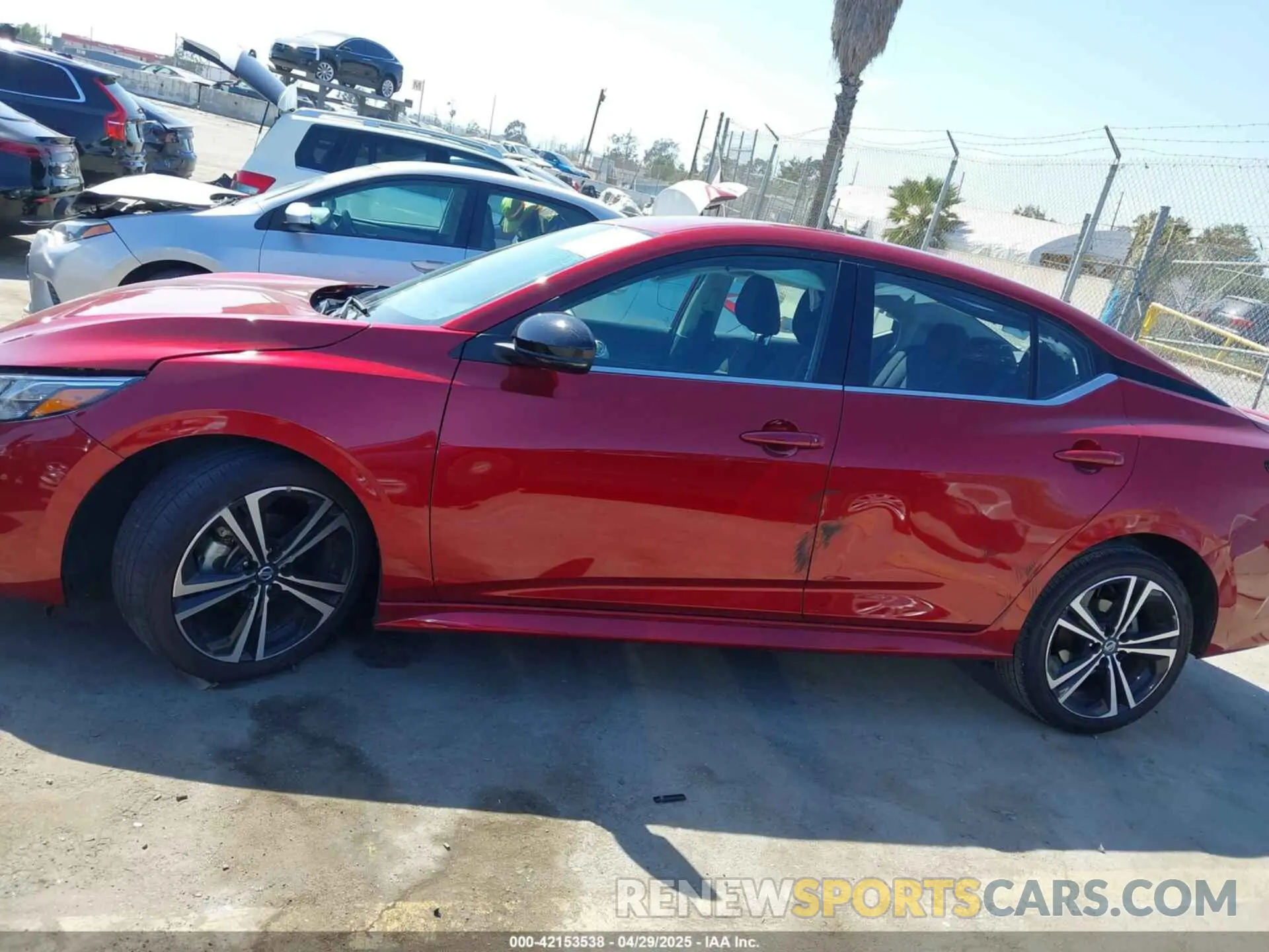 14 fotografías del automóvil dañado 3N1AB8DV4PY262691 NISSAN SENTRA 2023