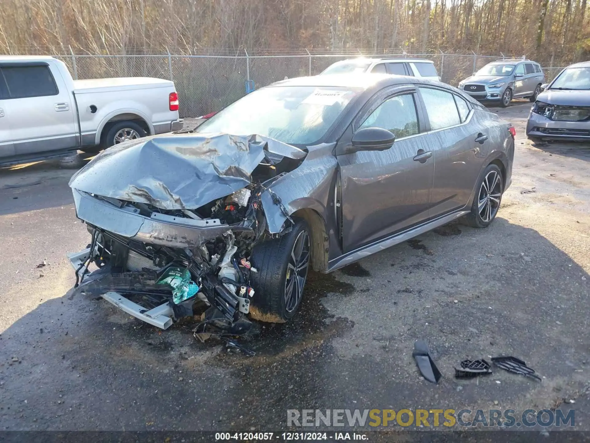 2 fotografías del automóvil dañado 3N1AB8DV4PY299482 NISSAN SENTRA 2023
