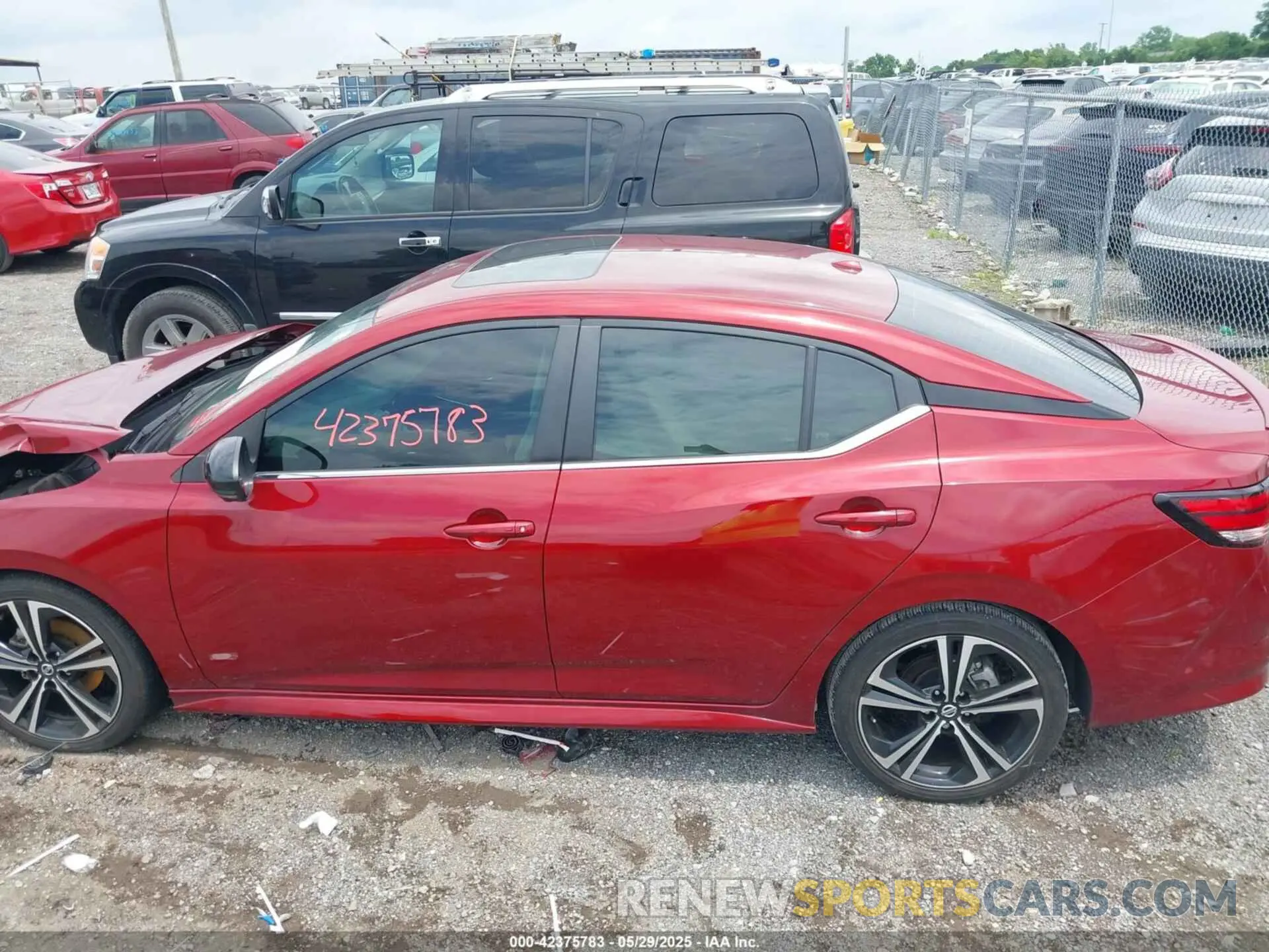 14 fotografías del automóvil dañado 3N1AB8DV4PY320041 NISSAN SENTRA 2023