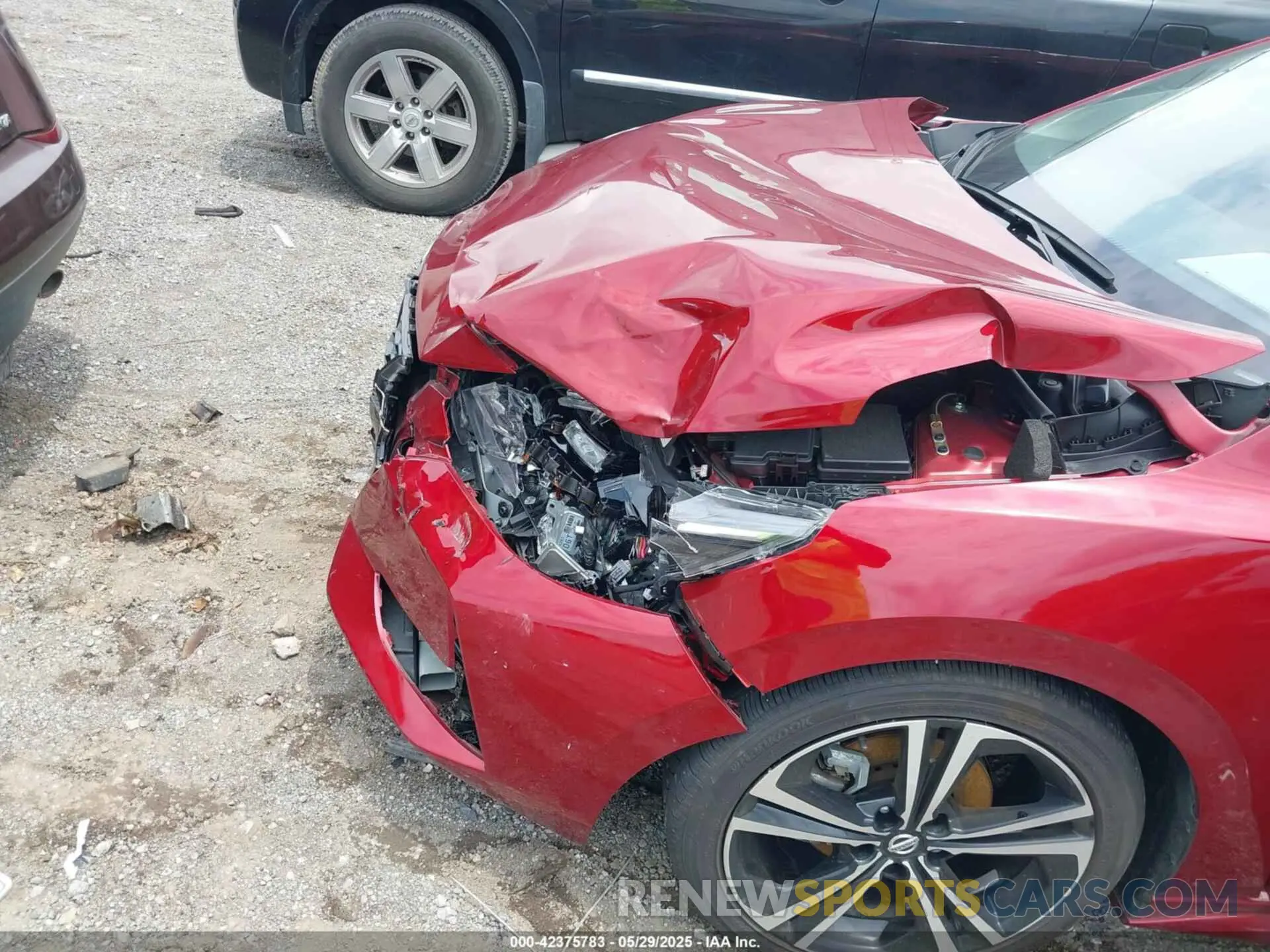 6 fotografías del automóvil dañado 3N1AB8DV4PY320041 NISSAN SENTRA 2023
