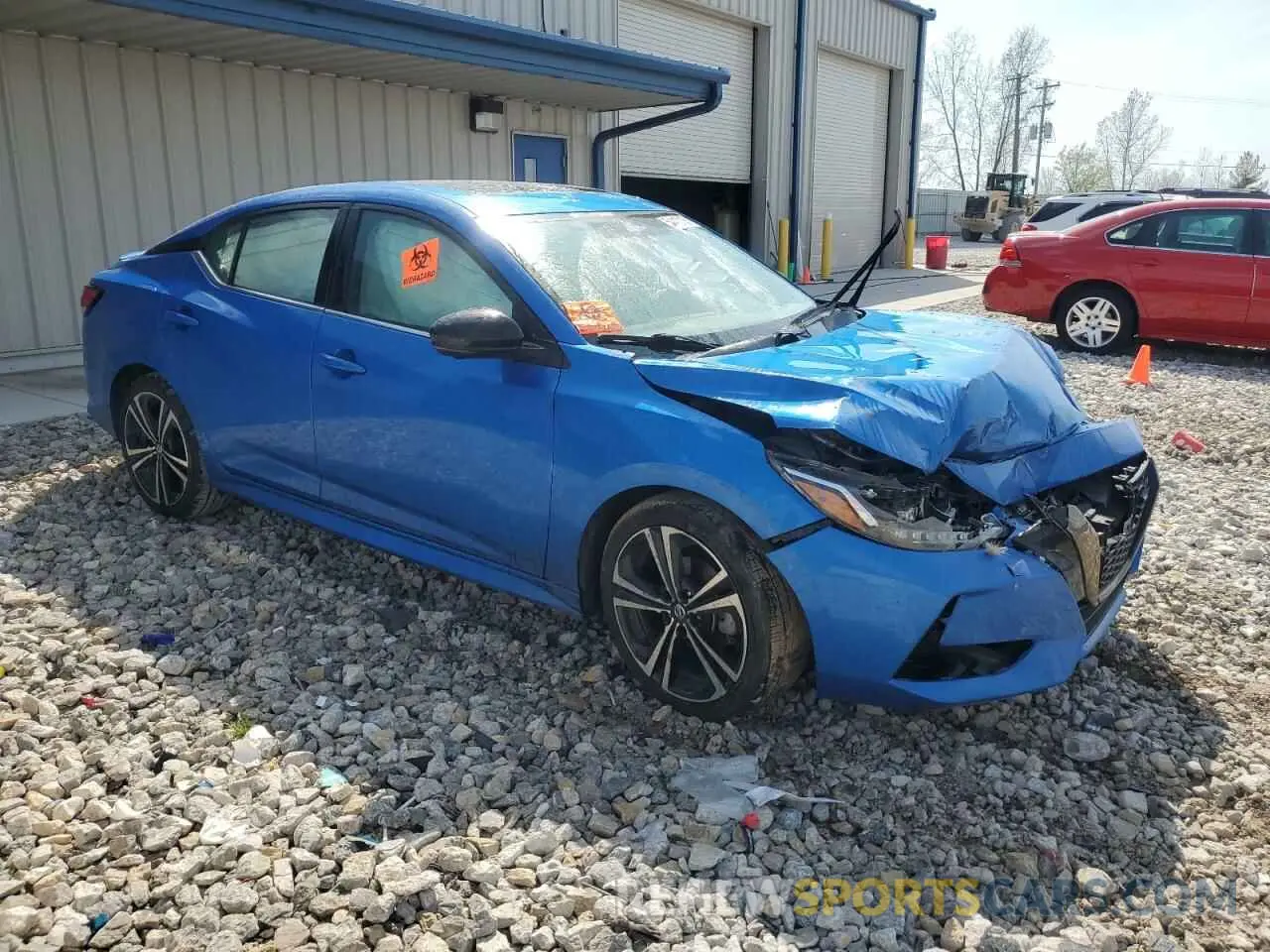 4 fotografías del automóvil dañado 3N1AB8DV6PY228588 NISSAN SENTRA 2023