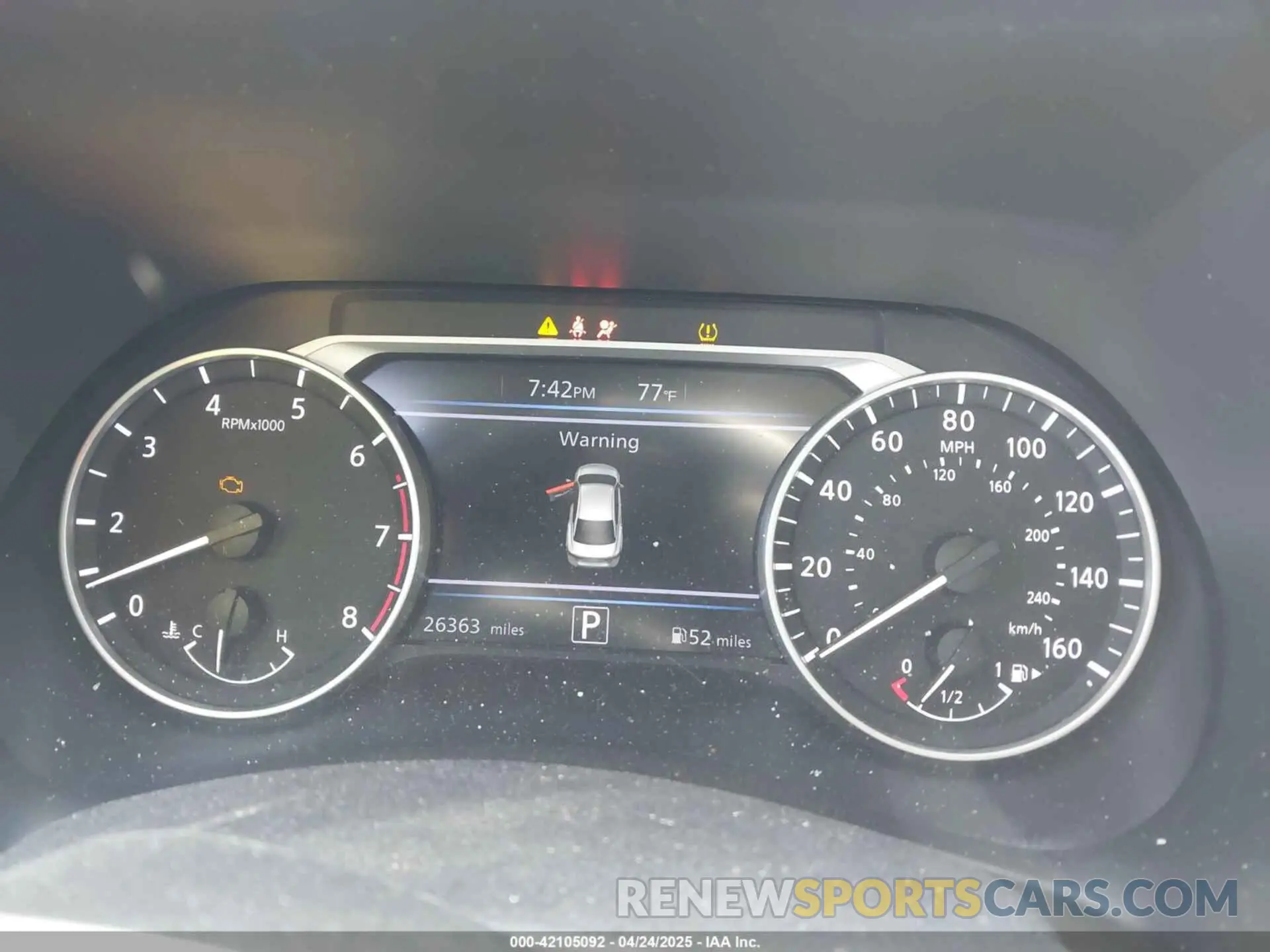 7 fotografías del automóvil dañado 3N1AB8DV6PY235430 NISSAN SENTRA 2023