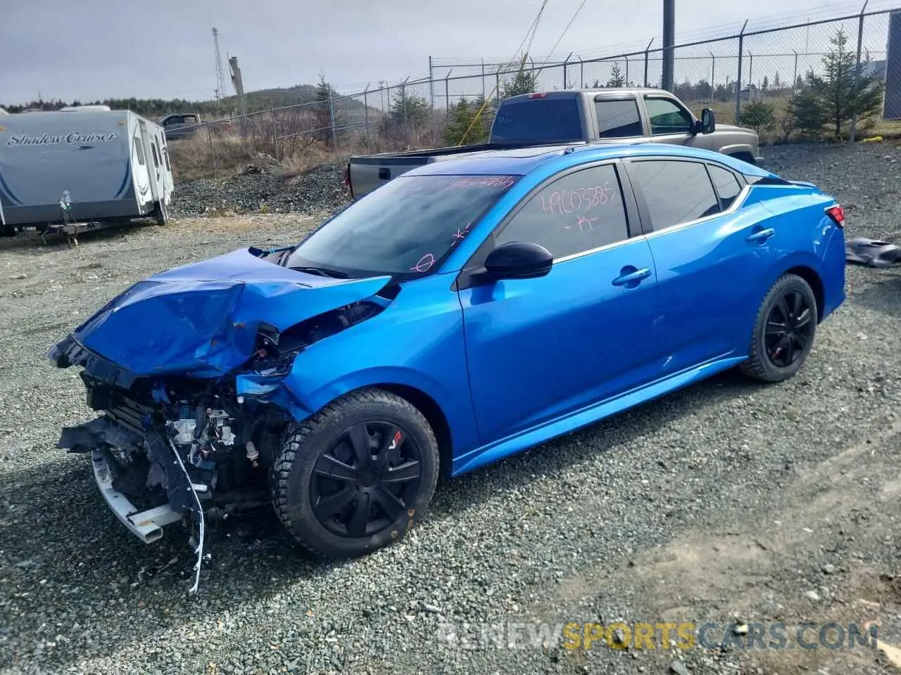 1 fotografías del automóvil dañado 3N1AB8DV6PY266970 NISSAN SENTRA 2023