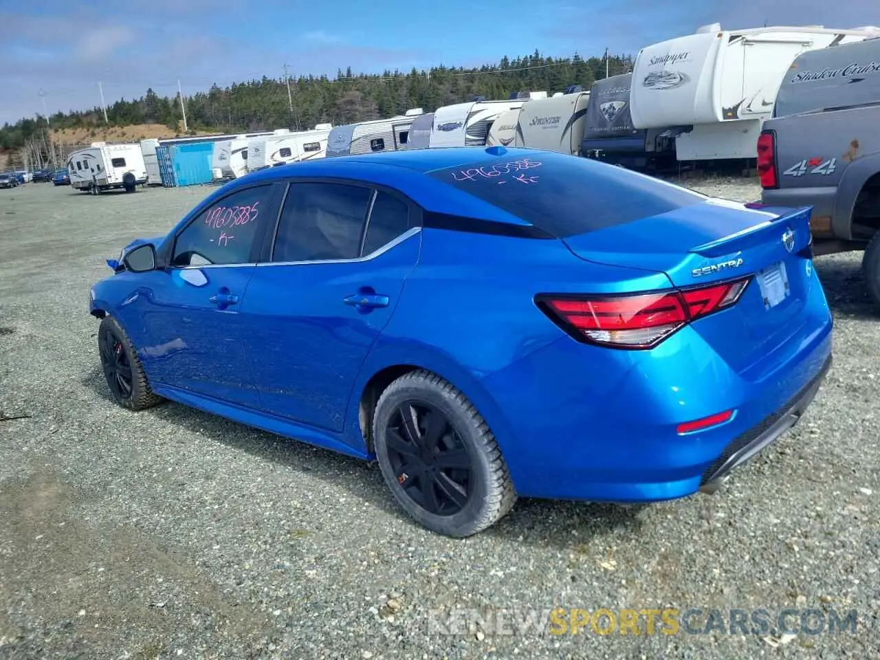 2 fotografías del automóvil dañado 3N1AB8DV6PY266970 NISSAN SENTRA 2023
