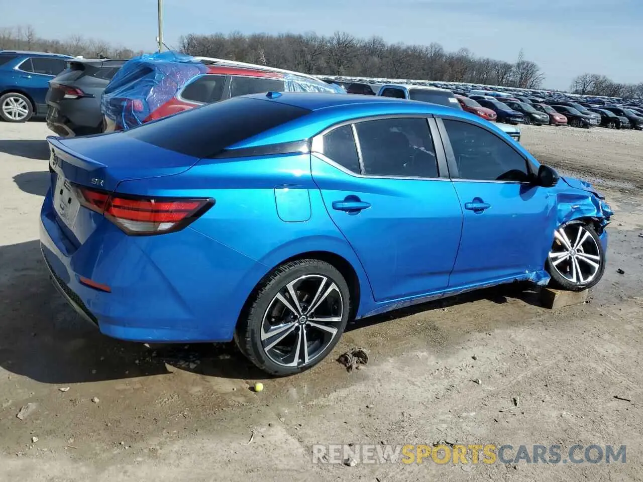3 fotografías del automóvil dañado 3N1AB8DV8PY236319 NISSAN SENTRA 2023