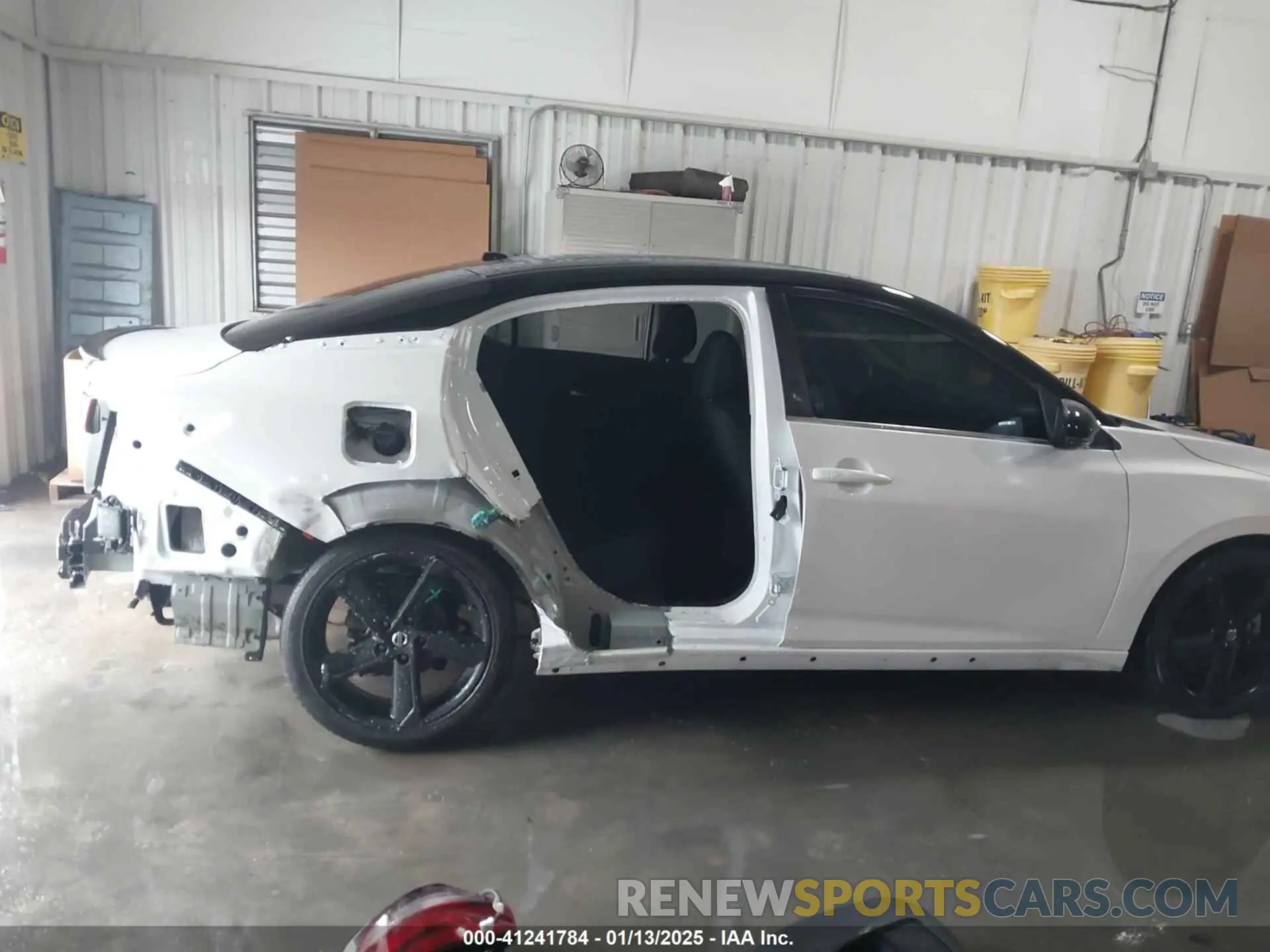 6 fotografías del automóvil dañado 3N1AB8DV8PY258627 NISSAN SENTRA 2023