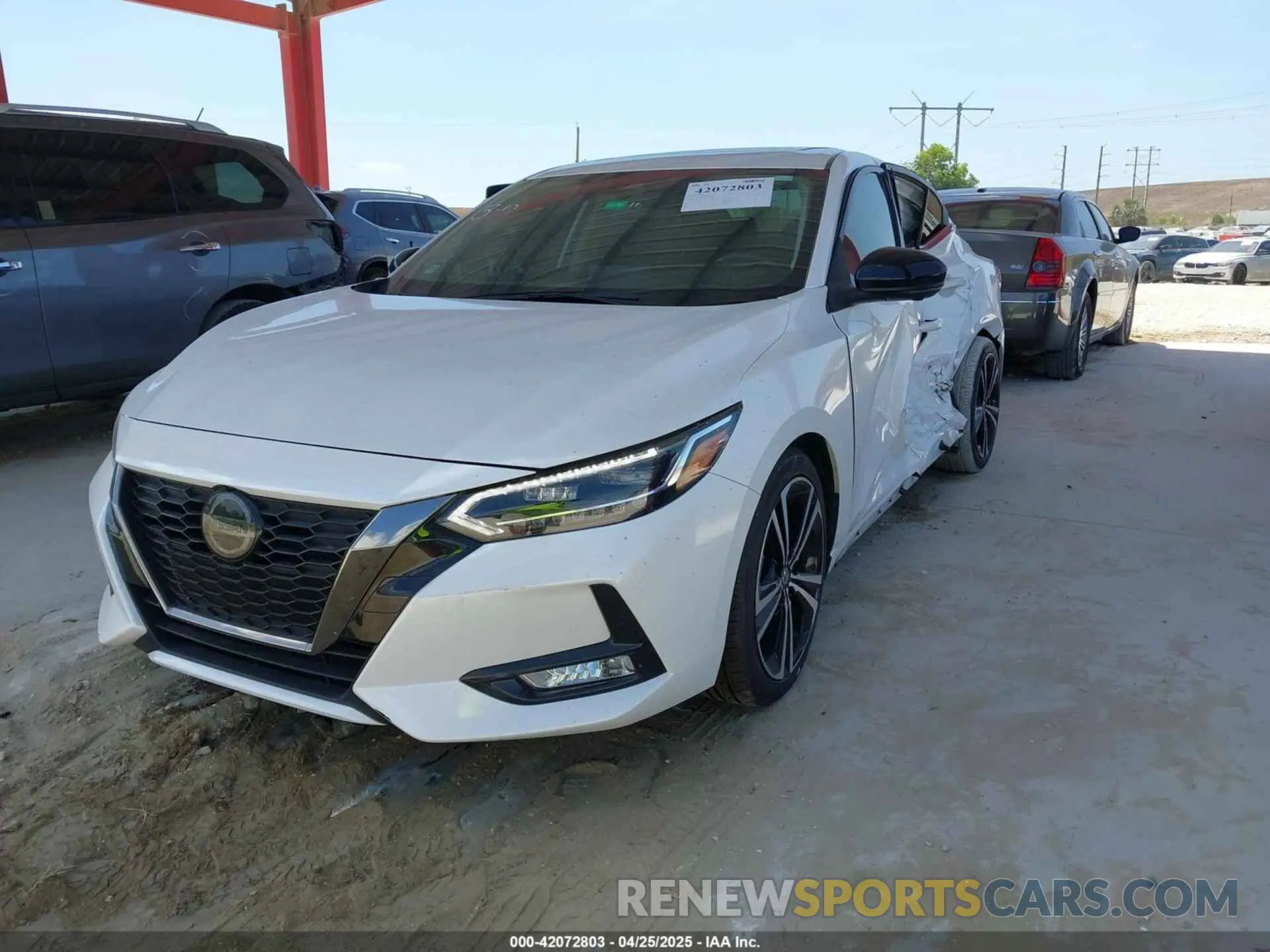 2 fotografías del automóvil dañado 3N1AB8DVXPY241098 NISSAN SENTRA 2023