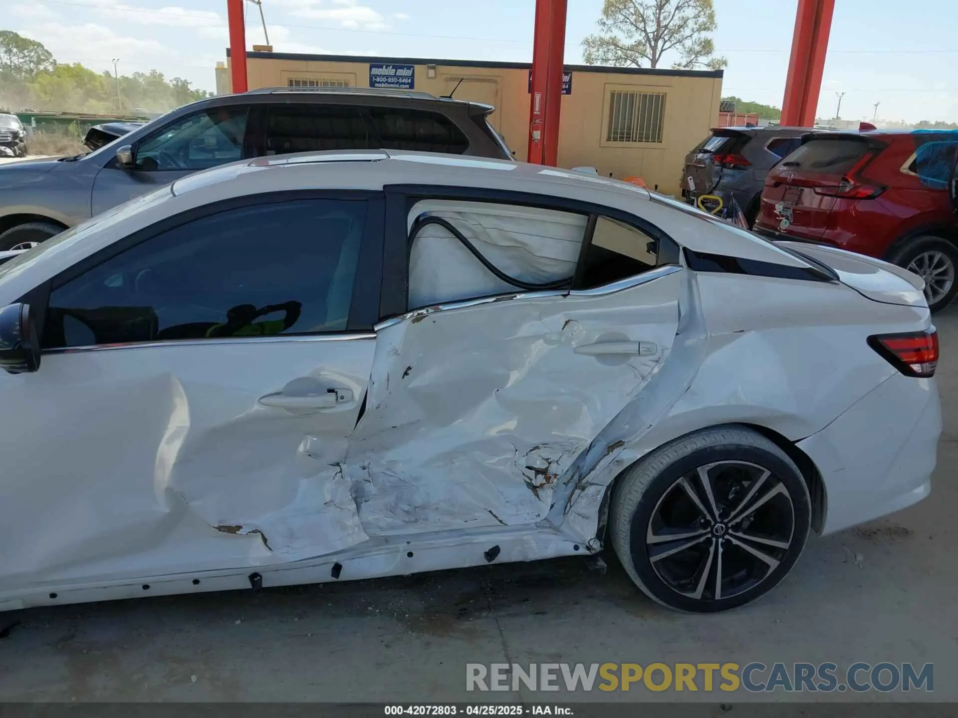 6 fotografías del automóvil dañado 3N1AB8DVXPY241098 NISSAN SENTRA 2023