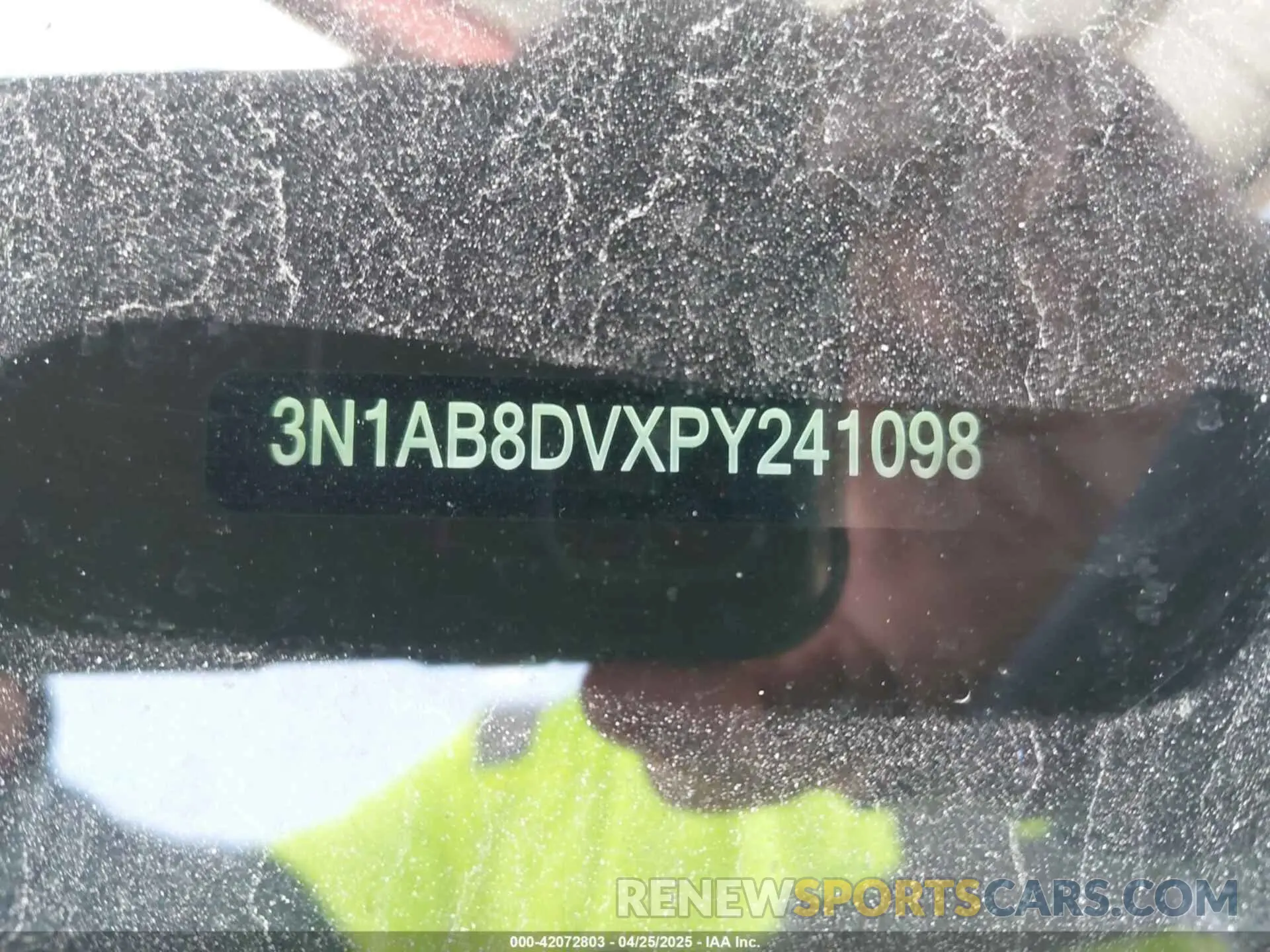 9 fotografías del automóvil dañado 3N1AB8DVXPY241098 NISSAN SENTRA 2023
