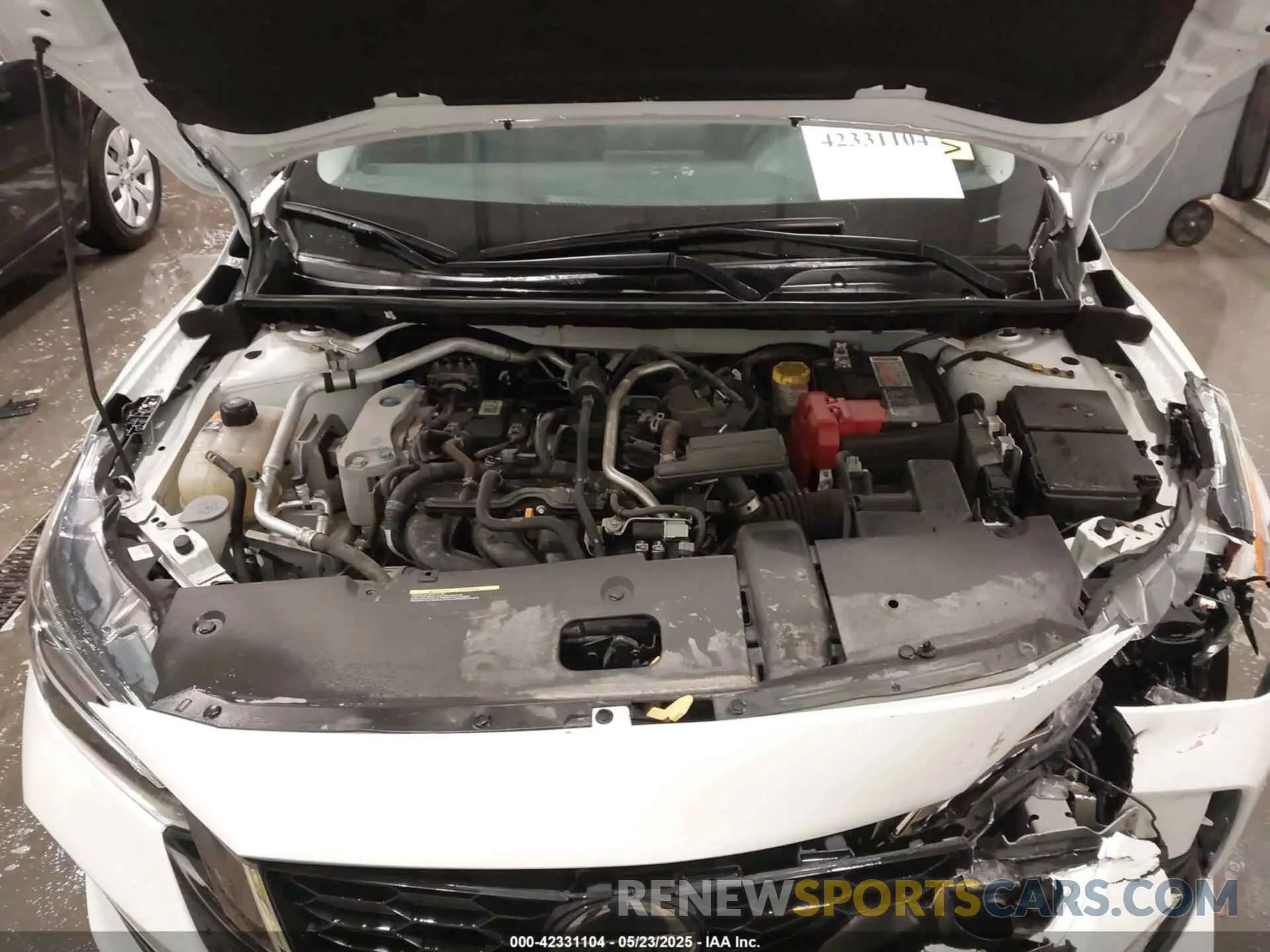 10 fotografías del automóvil dañado 3N1AB8DVXPY319590 NISSAN SENTRA 2023