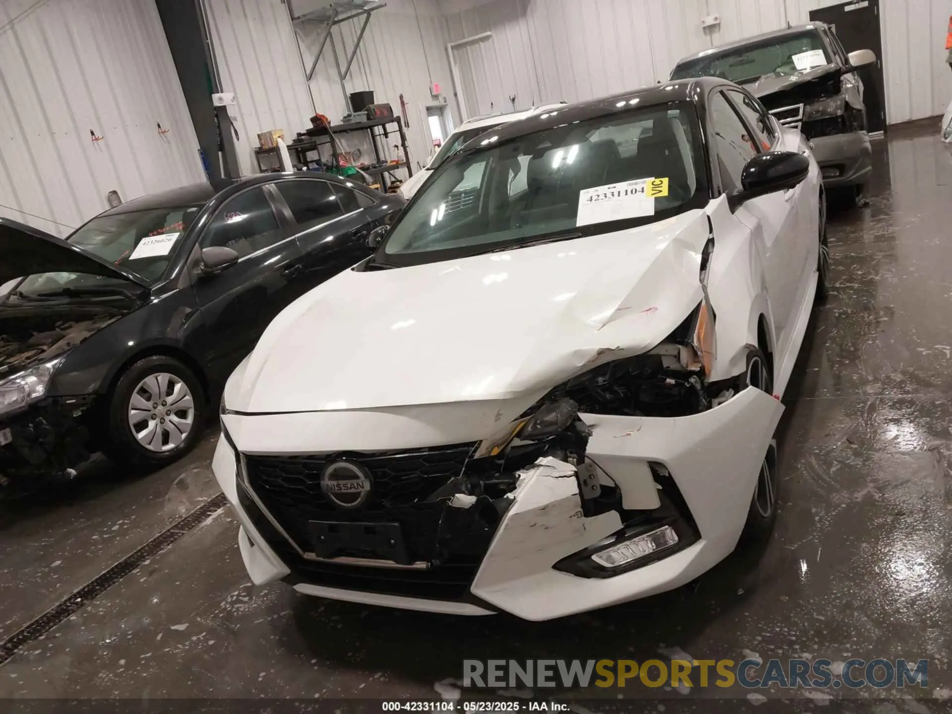 12 fotografías del automóvil dañado 3N1AB8DVXPY319590 NISSAN SENTRA 2023