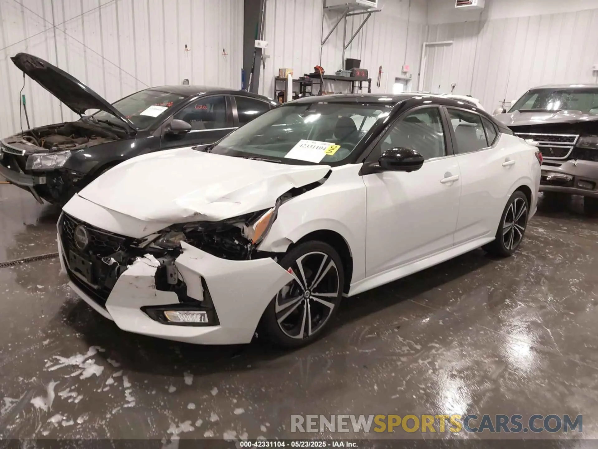 2 fotografías del automóvil dañado 3N1AB8DVXPY319590 NISSAN SENTRA 2023