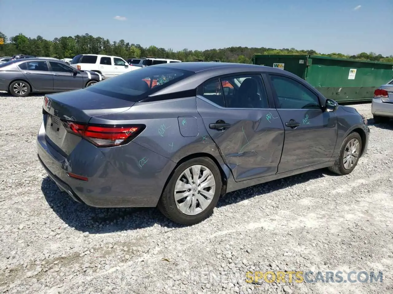 3 fotografías del automóvil dañado 3N1AB8BV0RY283463 NISSAN SENTRA 2024