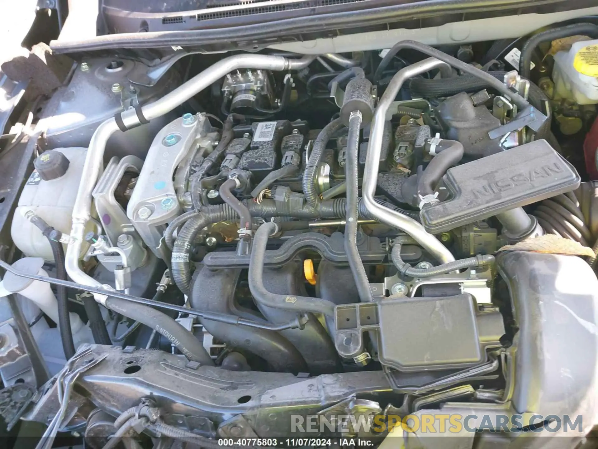 10 fotografías del automóvil dañado 3N1AB8BV0RY290137 NISSAN SENTRA 2024
