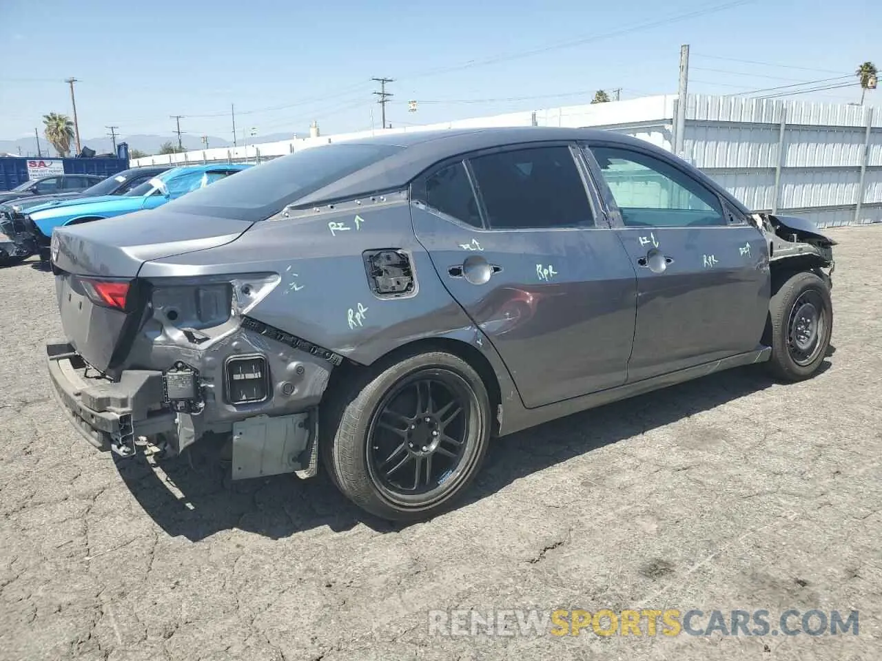 3 fotografías del automóvil dañado 3N1AB8BV1RY237057 NISSAN SENTRA 2024