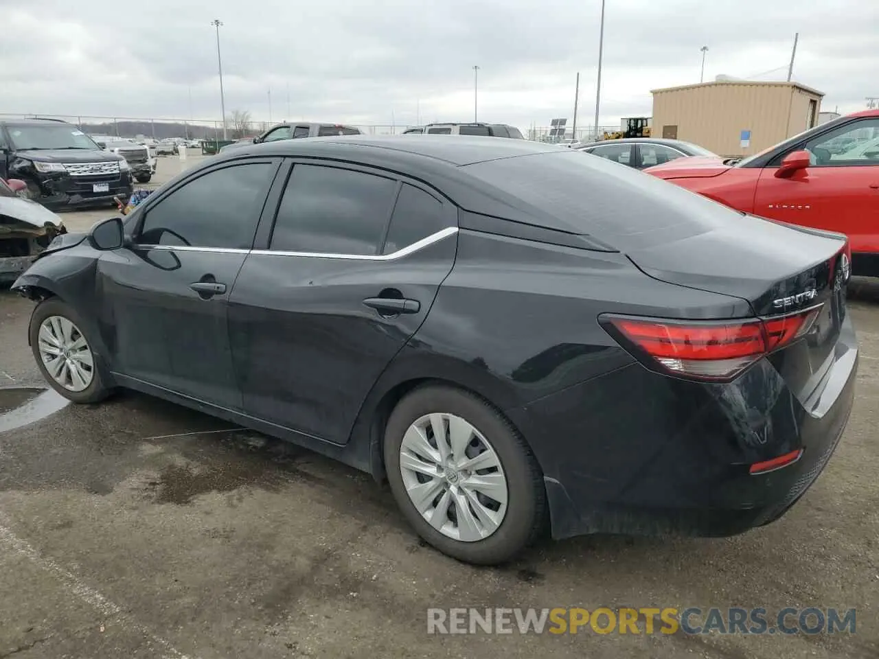 2 fotografías del automóvil dañado 3N1AB8BV1RY282855 NISSAN SENTRA 2024
