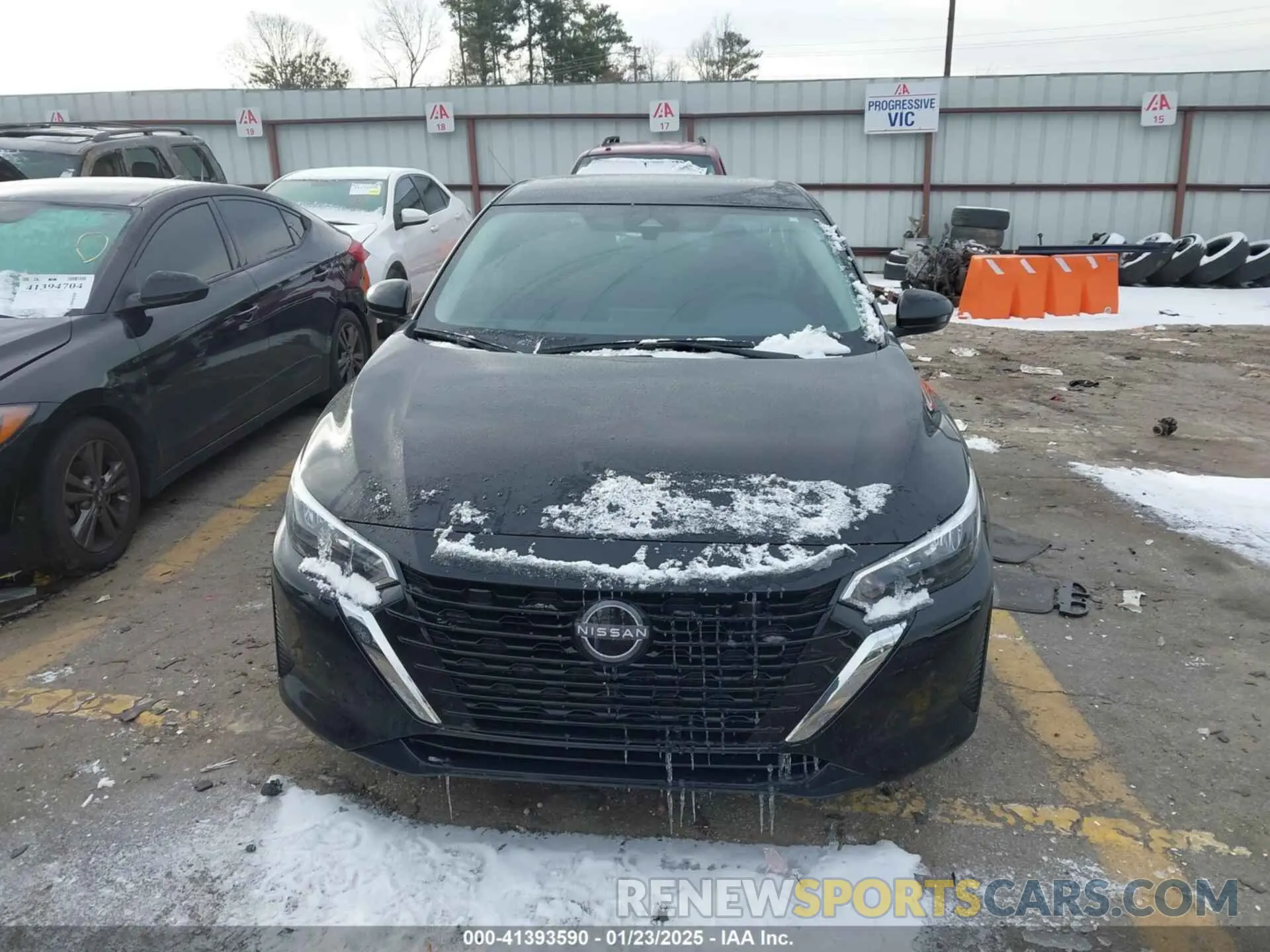 12 fotografías del automóvil dañado 3N1AB8BV1RY323923 NISSAN SENTRA 2024