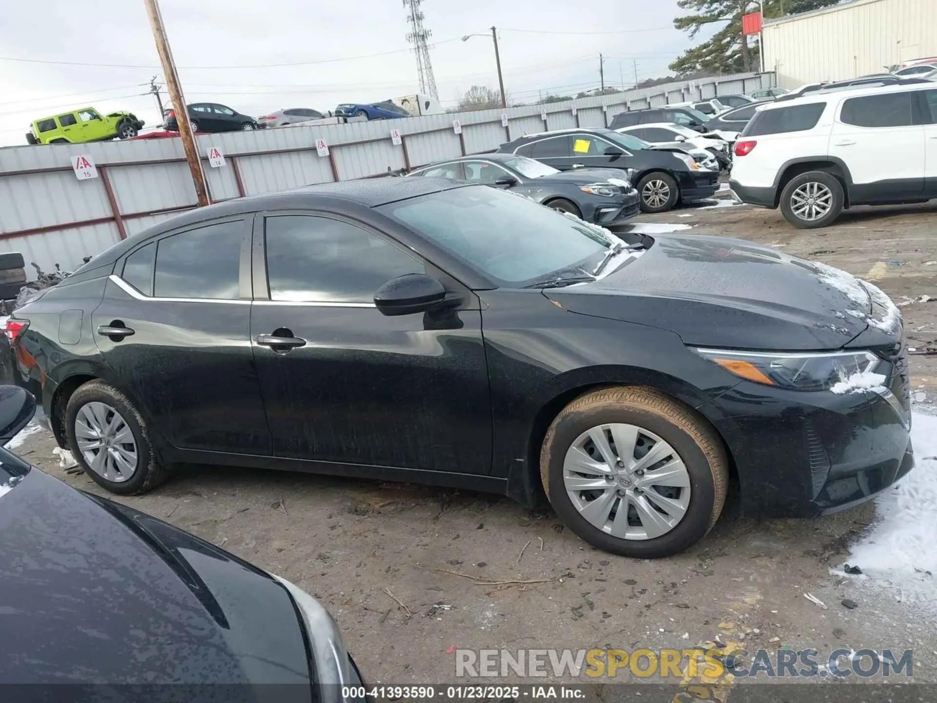 13 fotografías del automóvil dañado 3N1AB8BV1RY323923 NISSAN SENTRA 2024