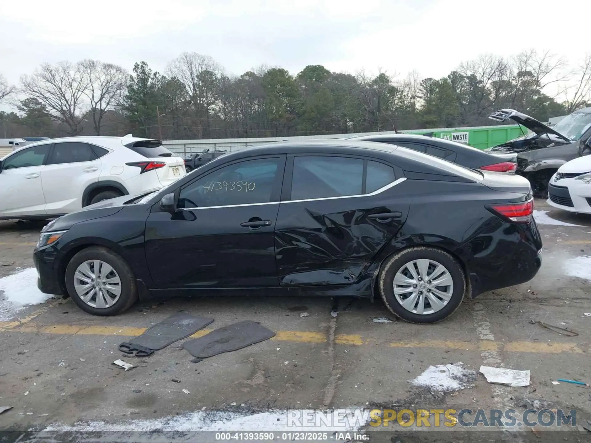 14 fotografías del automóvil dañado 3N1AB8BV1RY323923 NISSAN SENTRA 2024