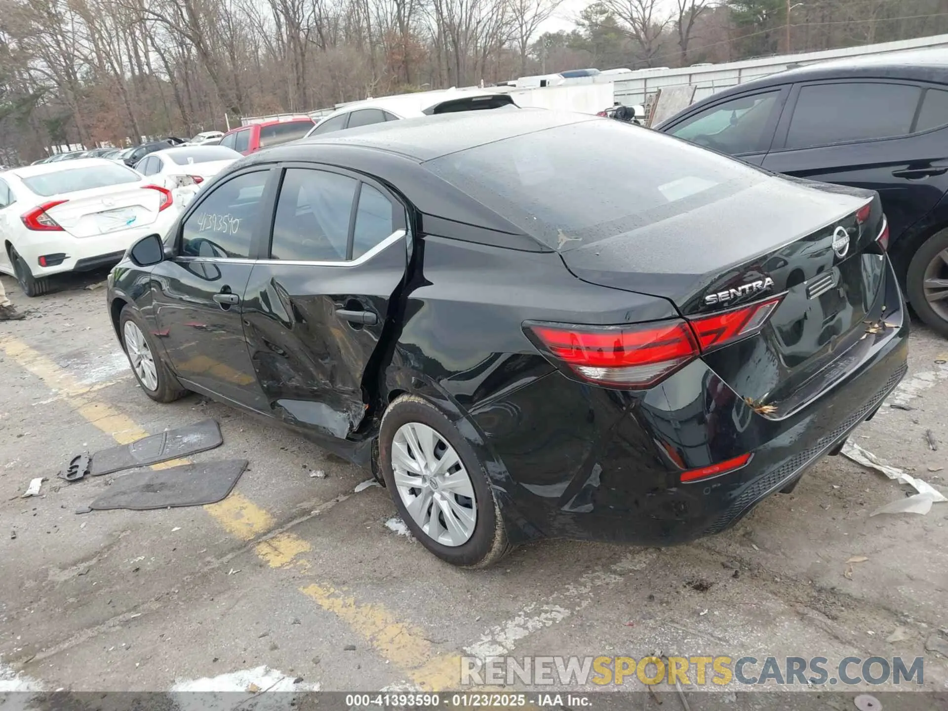 3 fotografías del automóvil dañado 3N1AB8BV1RY323923 NISSAN SENTRA 2024