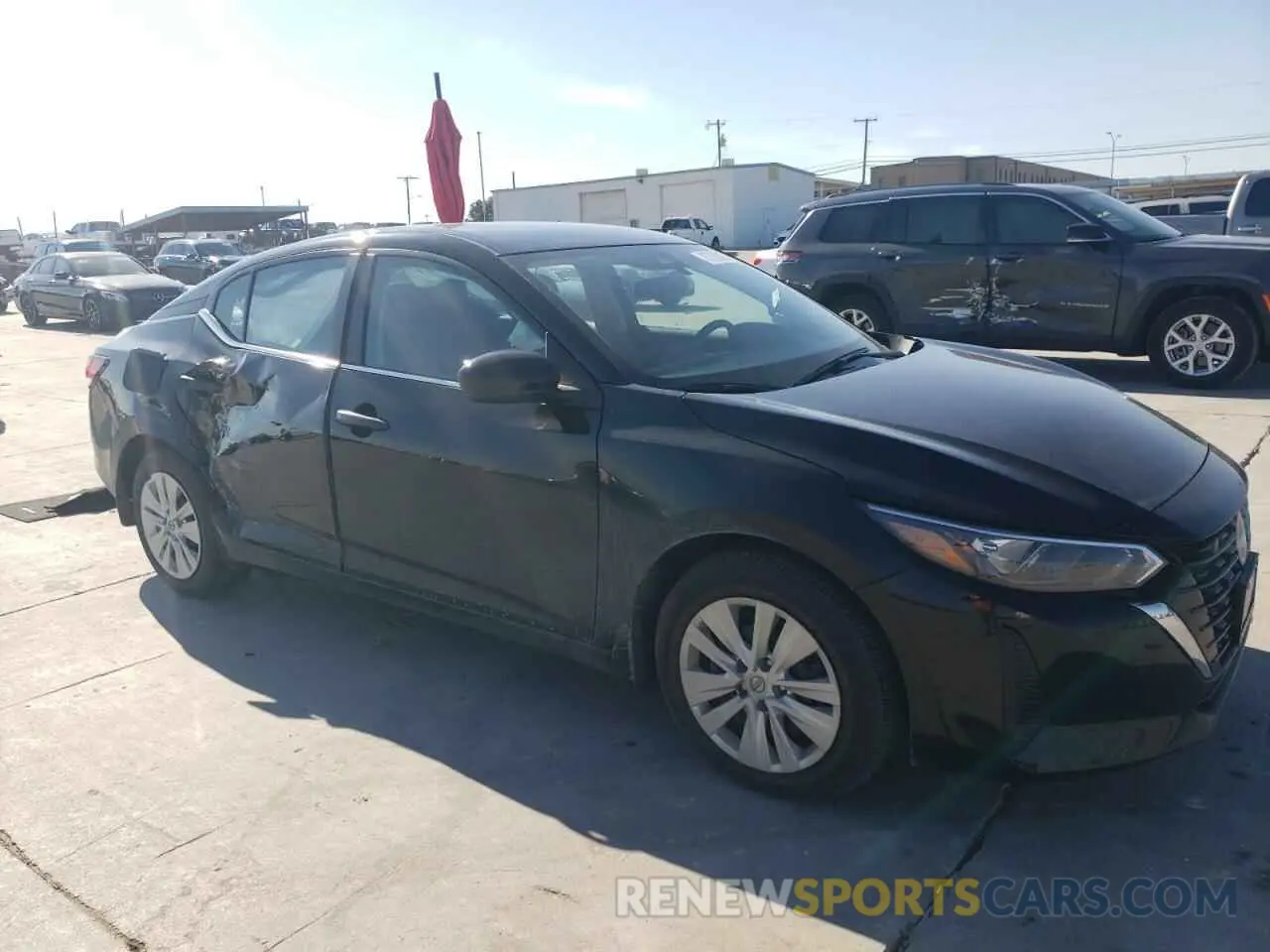 4 fotografías del automóvil dañado 3N1AB8BV1RY380008 NISSAN SENTRA 2024