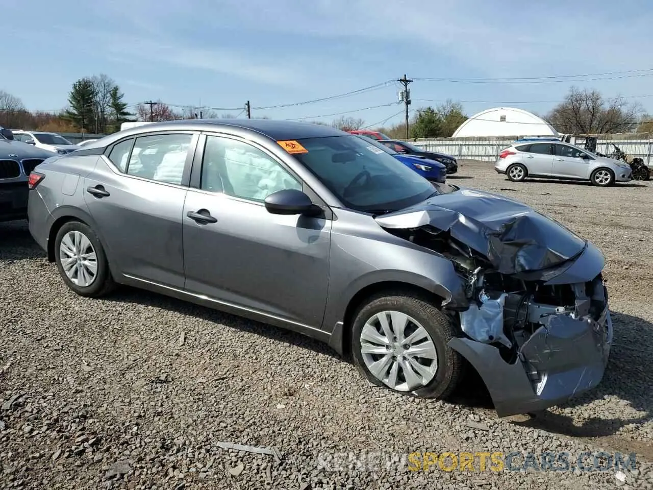 4 fotografías del automóvil dañado 3N1AB8BV2RY237150 NISSAN SENTRA 2024