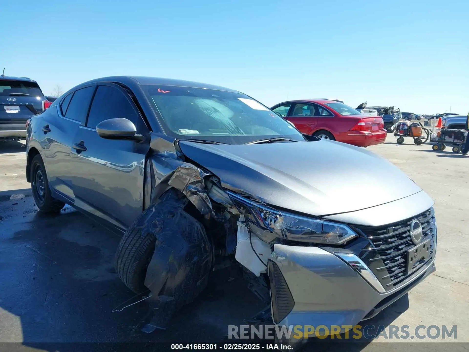 6 fotografías del automóvil dañado 3N1AB8BV2RY308668 NISSAN SENTRA 2024