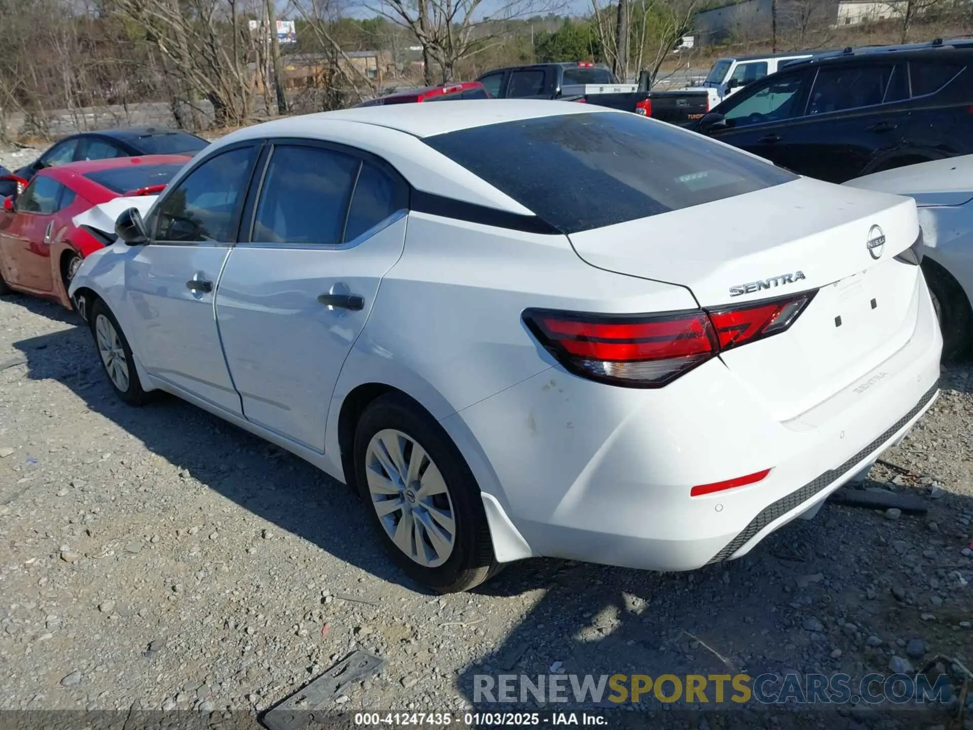 3 fotografías del automóvil dañado 3N1AB8BV3RY205873 NISSAN SENTRA 2024