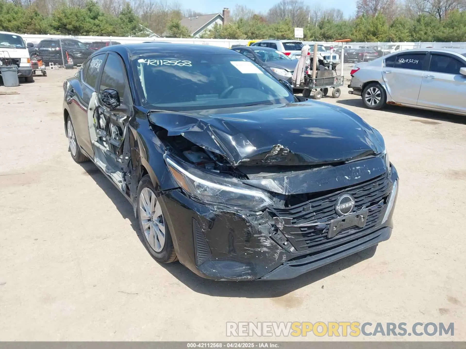 1 fotografías del automóvil dañado 3N1AB8BV3RY210734 NISSAN SENTRA 2024