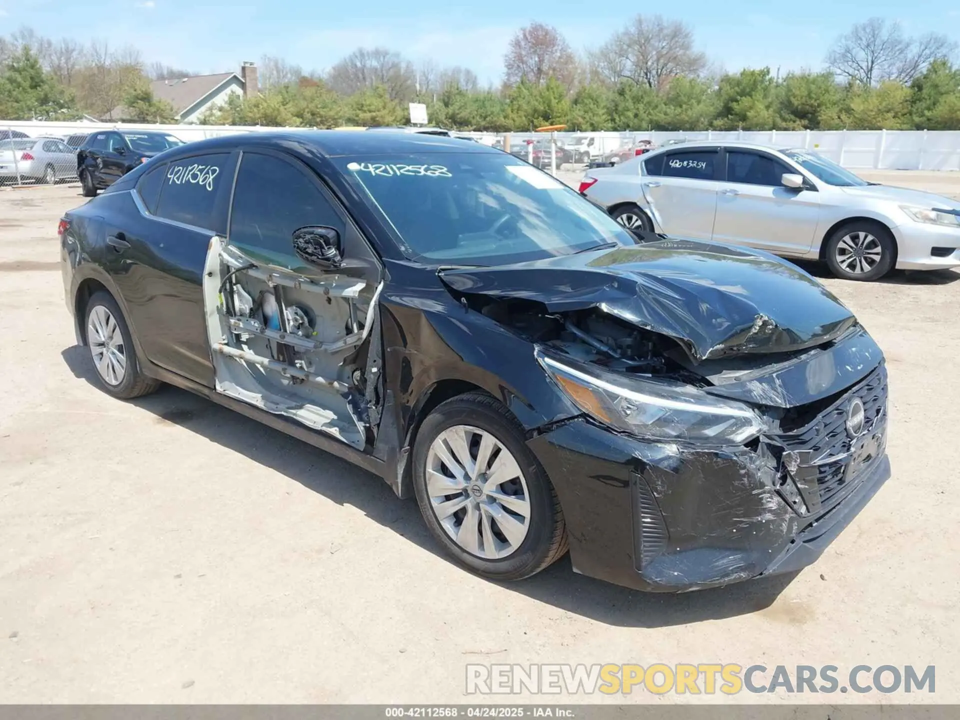 6 fotografías del automóvil dañado 3N1AB8BV3RY210734 NISSAN SENTRA 2024