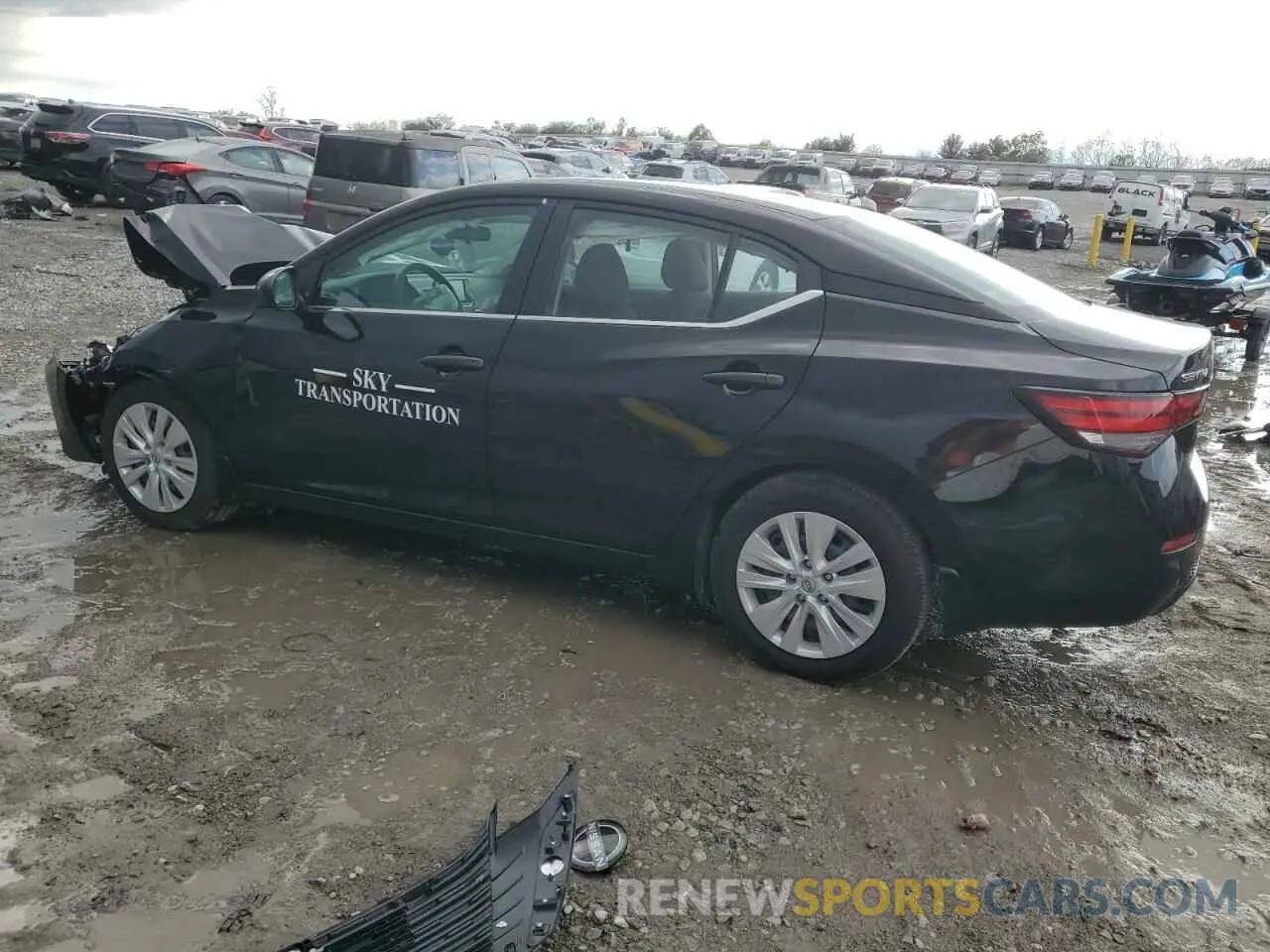2 fotografías del automóvil dañado 3N1AB8BV3RY241711 NISSAN SENTRA 2024