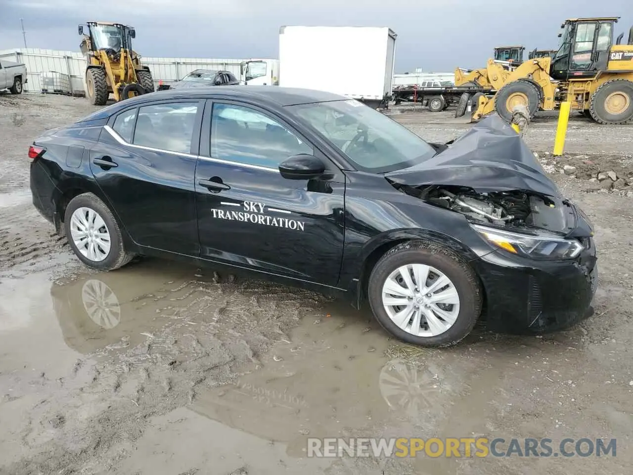 4 fotografías del automóvil dañado 3N1AB8BV3RY241711 NISSAN SENTRA 2024