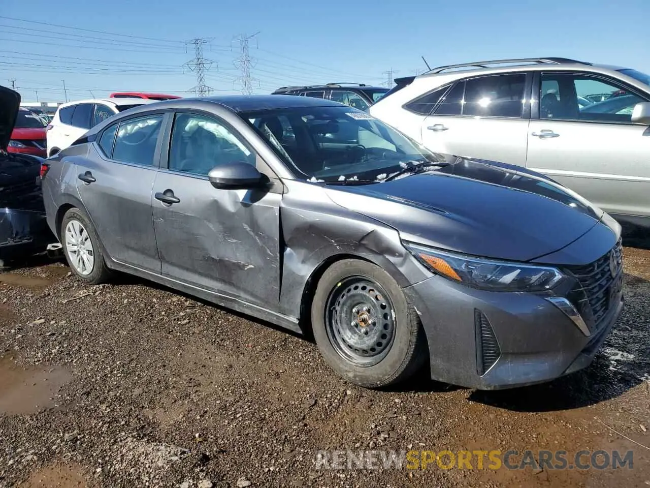 4 fotografías del automóvil dañado 3N1AB8BV3RY288818 NISSAN SENTRA 2024