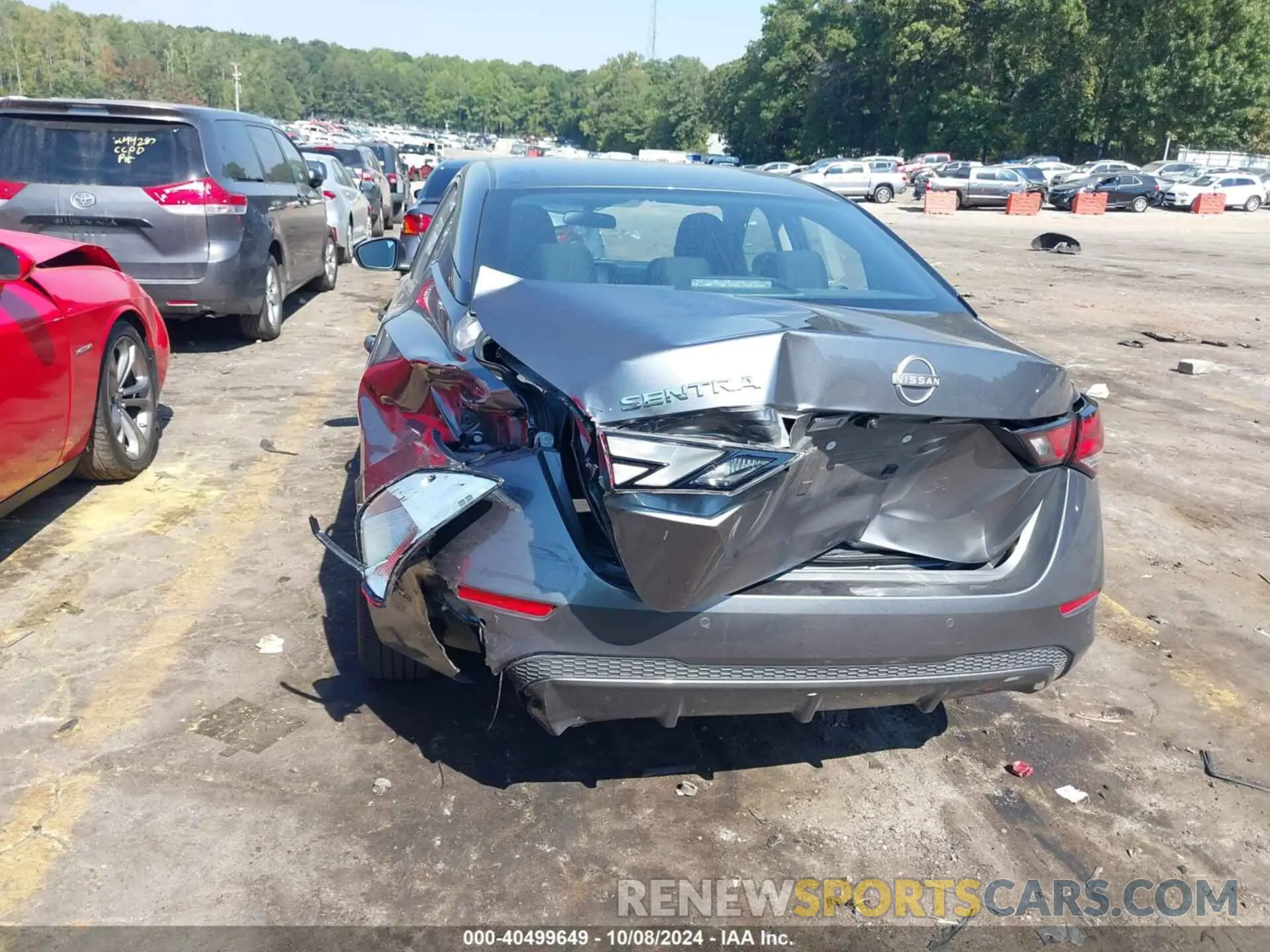 6 fotografías del automóvil dañado 3N1AB8BV3RY289418 NISSAN SENTRA 2024