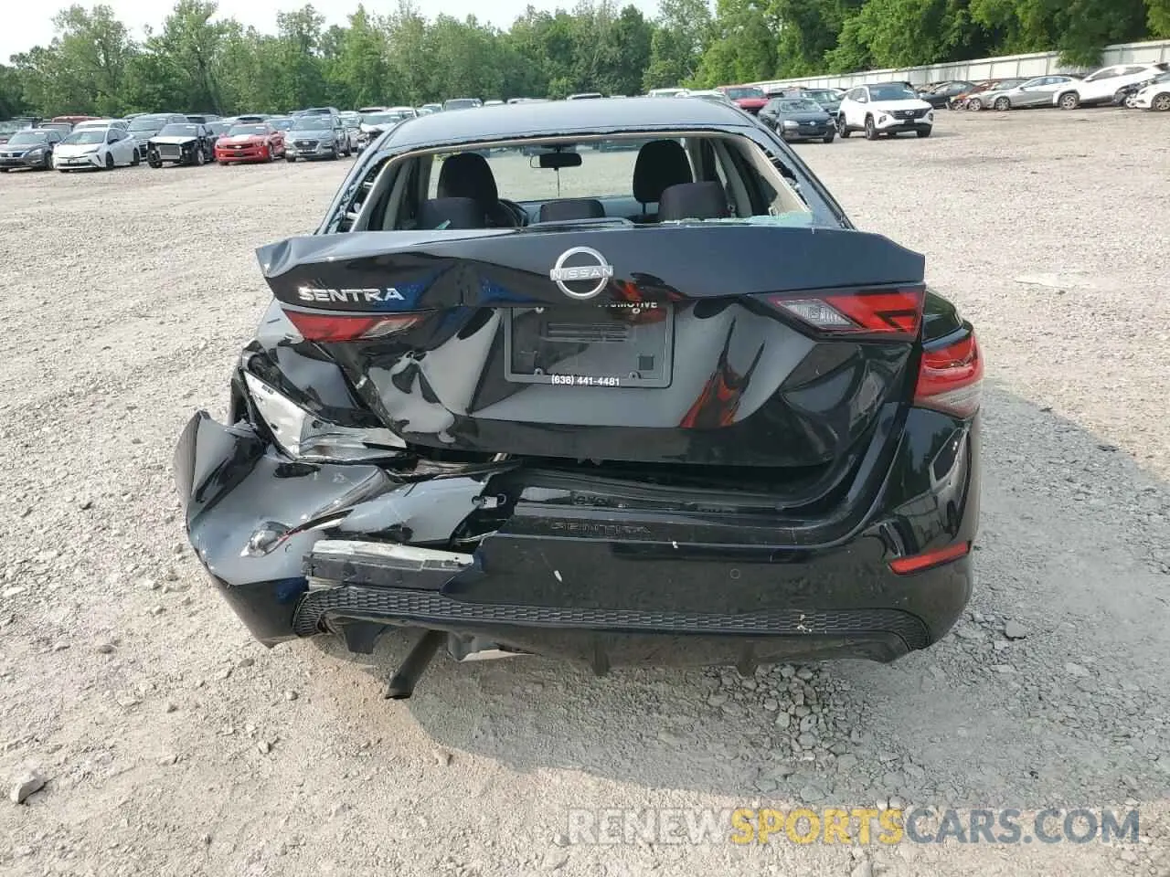 6 fotografías del automóvil dañado 3N1AB8BV3RY359080 NISSAN SENTRA 2024