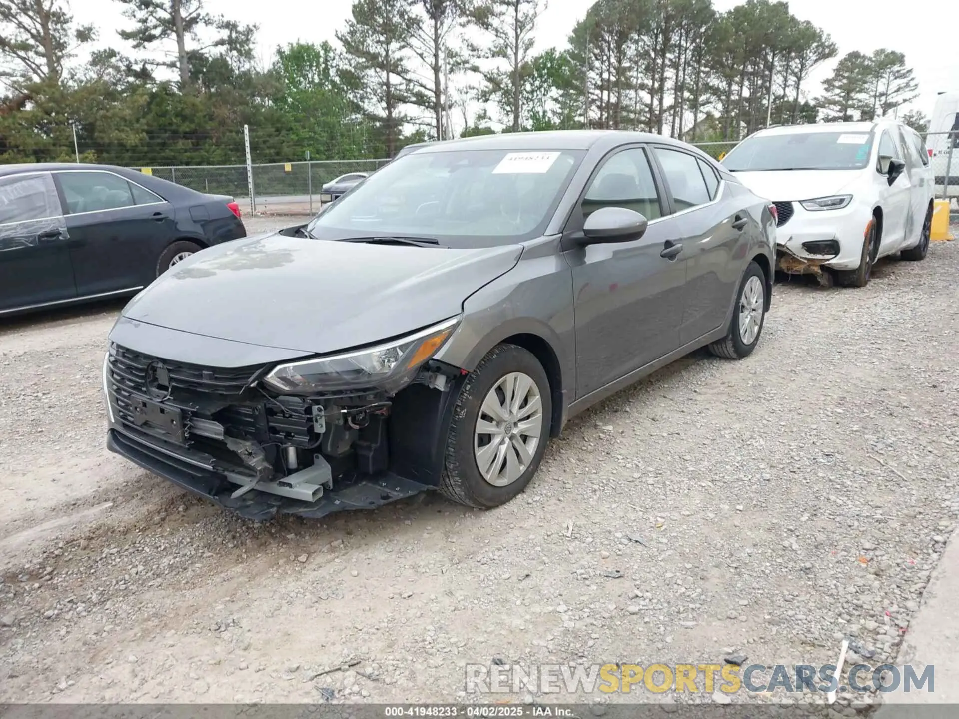 2 fotografías del automóvil dañado 3N1AB8BV4RY209088 NISSAN SENTRA 2024