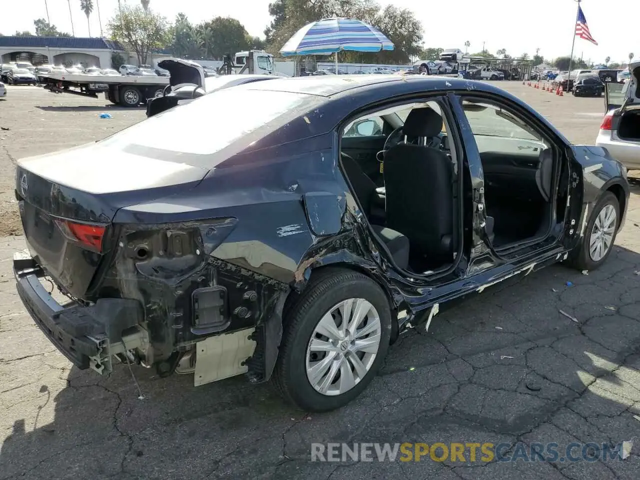 3 fotografías del automóvil dañado 3N1AB8BV4RY209558 NISSAN SENTRA 2024