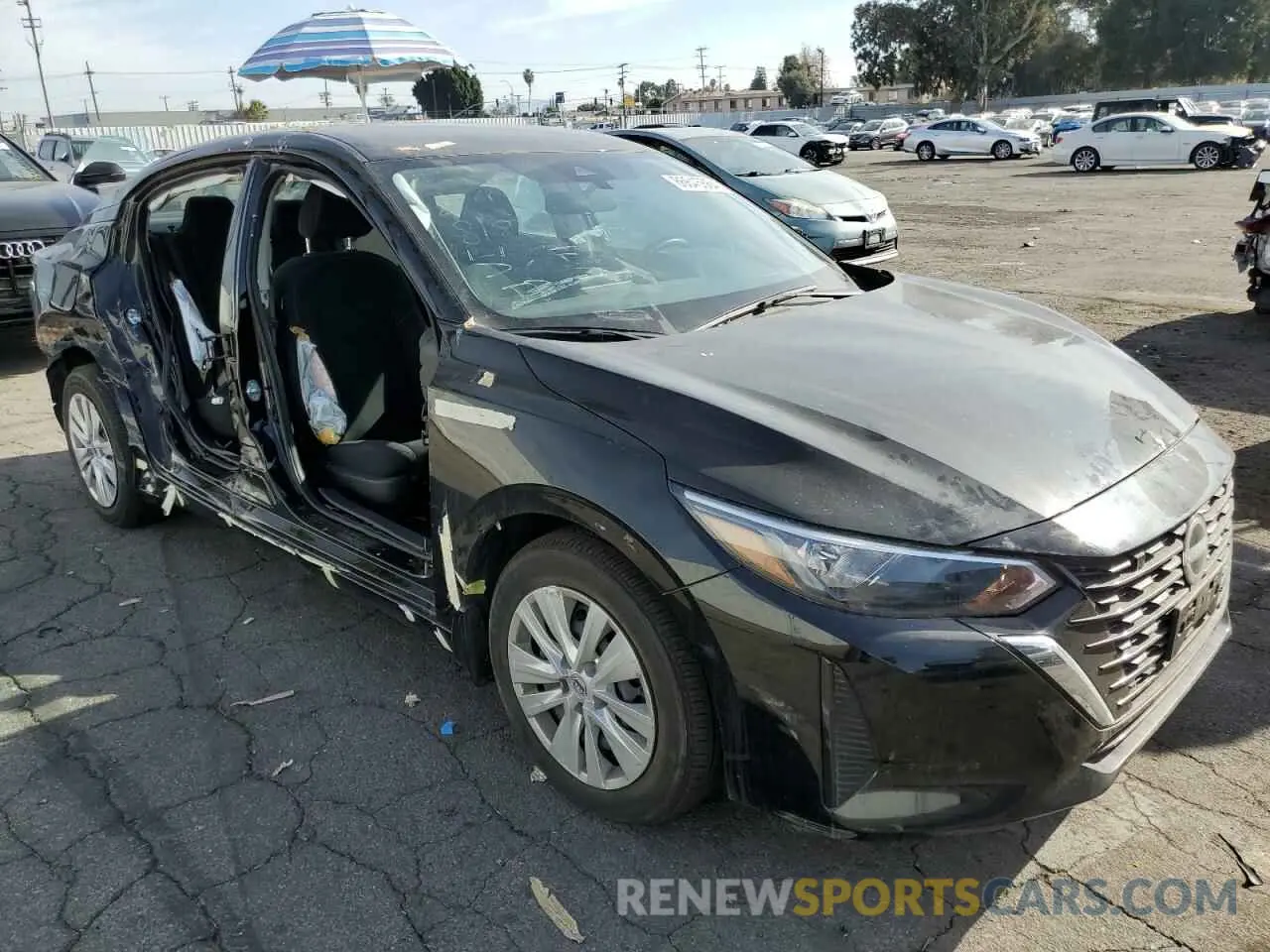 4 fotografías del automóvil dañado 3N1AB8BV4RY209558 NISSAN SENTRA 2024