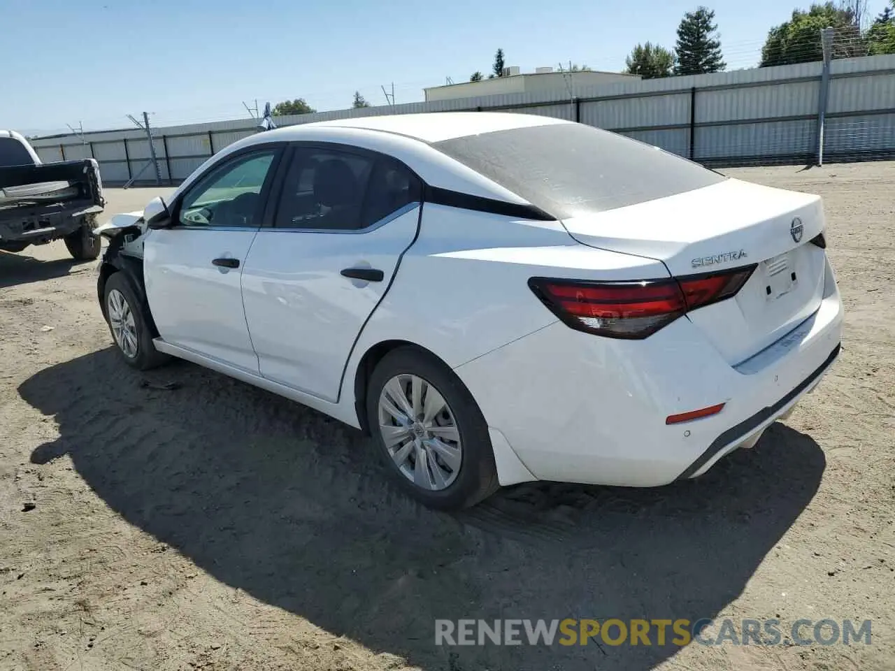 2 fotografías del automóvil dañado 3N1AB8BV4RY213688 NISSAN SENTRA 2024