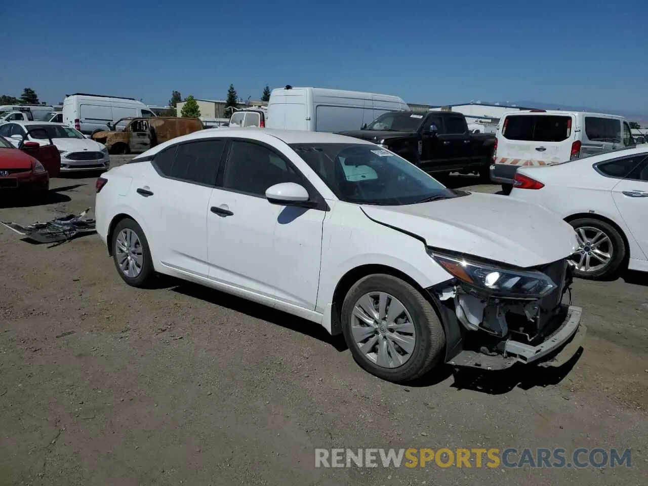 4 fotografías del automóvil dañado 3N1AB8BV4RY213688 NISSAN SENTRA 2024