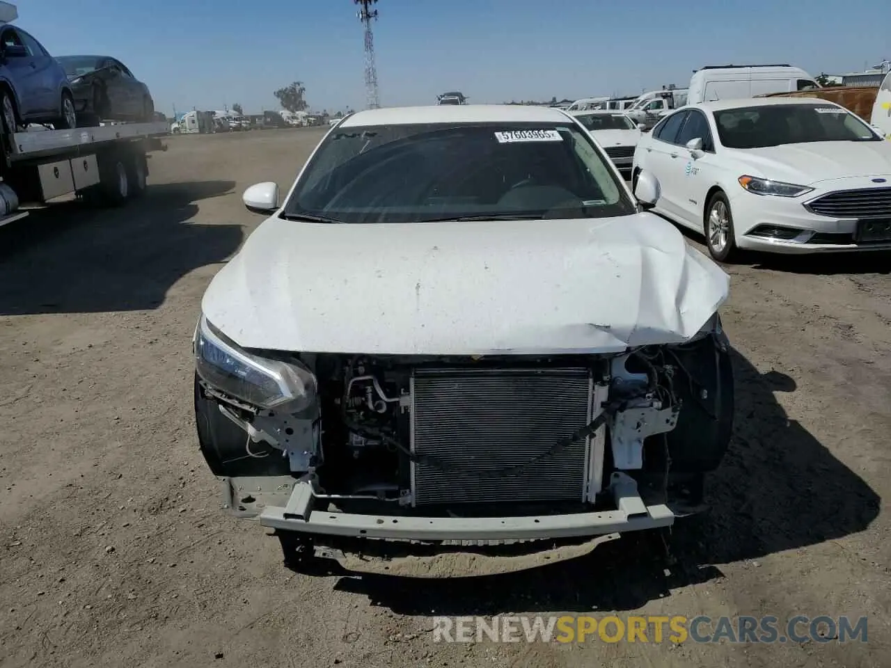 5 fotografías del automóvil dañado 3N1AB8BV4RY213688 NISSAN SENTRA 2024
