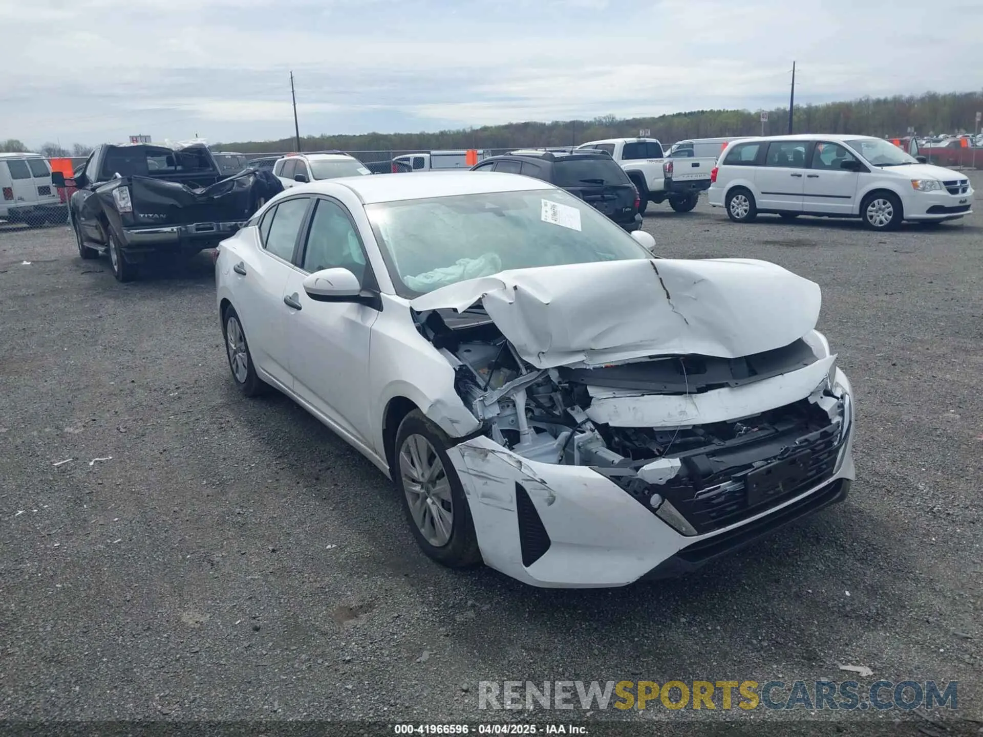 1 fotografías del automóvil dañado 3N1AB8BV4RY272627 NISSAN SENTRA 2024