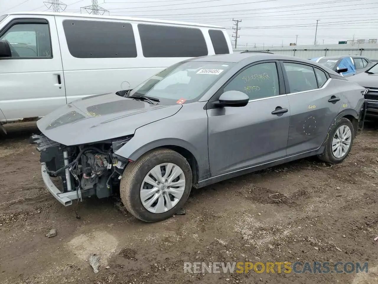 1 fotografías del automóvil dañado 3N1AB8BV4RY284020 NISSAN SENTRA 2024