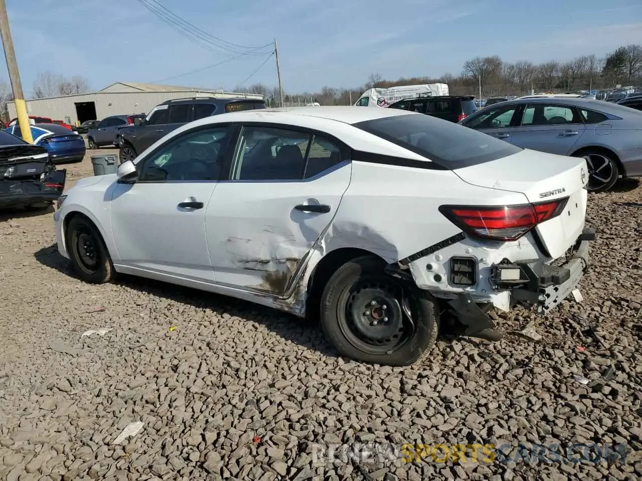 2 fotografías del automóvil dañado 3N1AB8BV4RY288620 NISSAN SENTRA 2024
