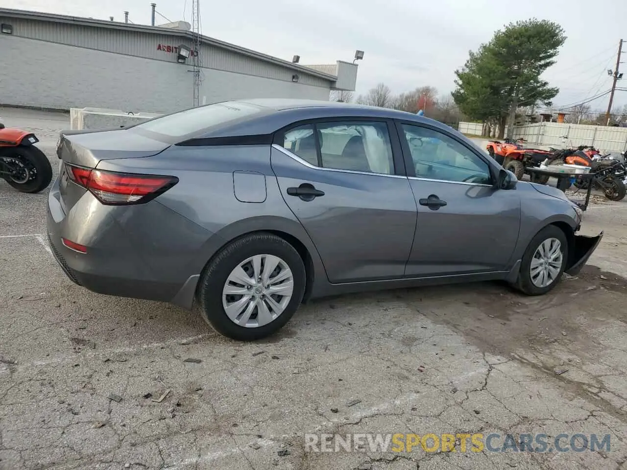 3 fotografías del automóvil dañado 3N1AB8BV4RY291629 NISSAN SENTRA 2024
