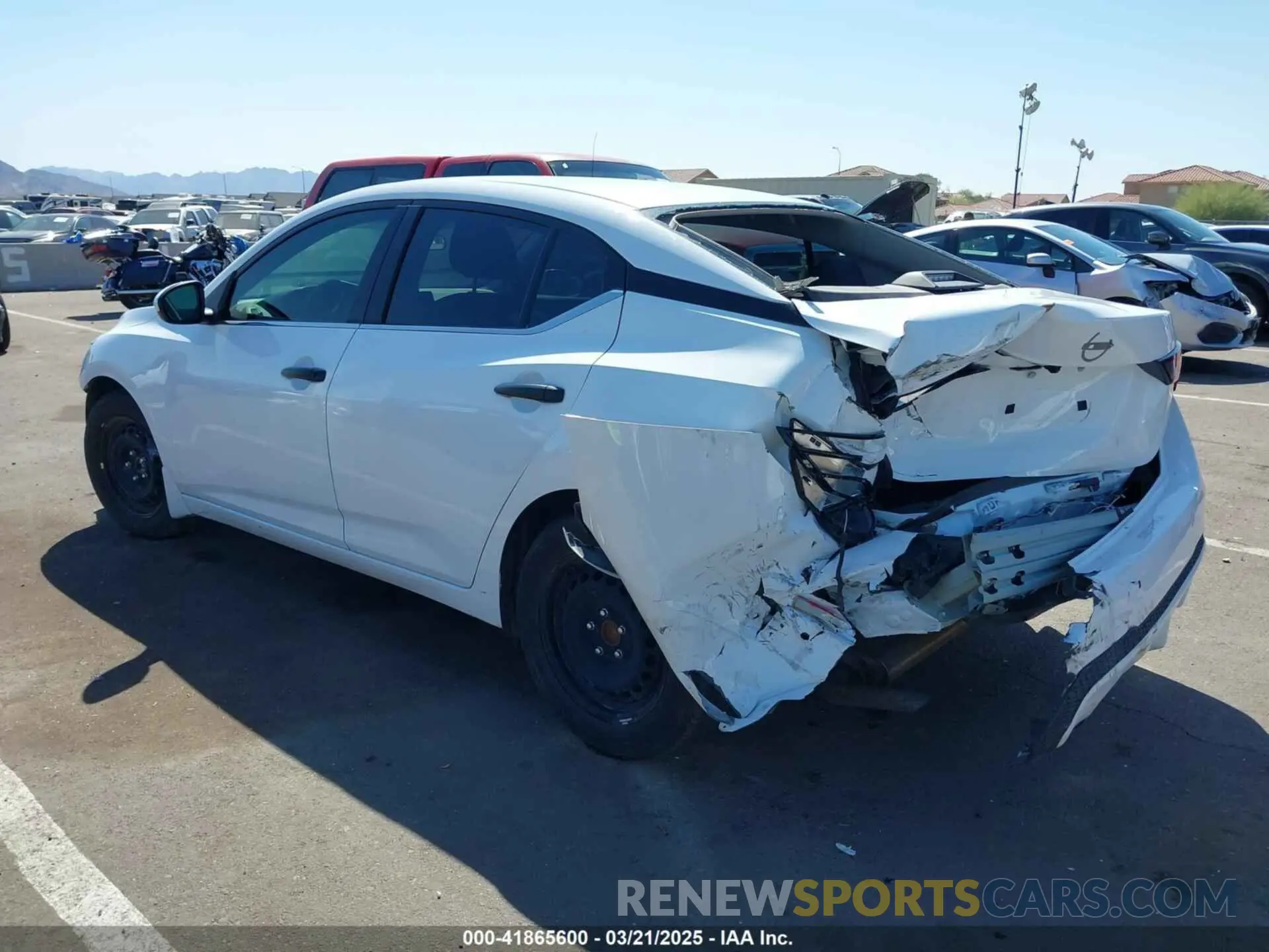 3 fotografías del automóvil dañado 3N1AB8BV5RY226580 NISSAN SENTRA 2024
